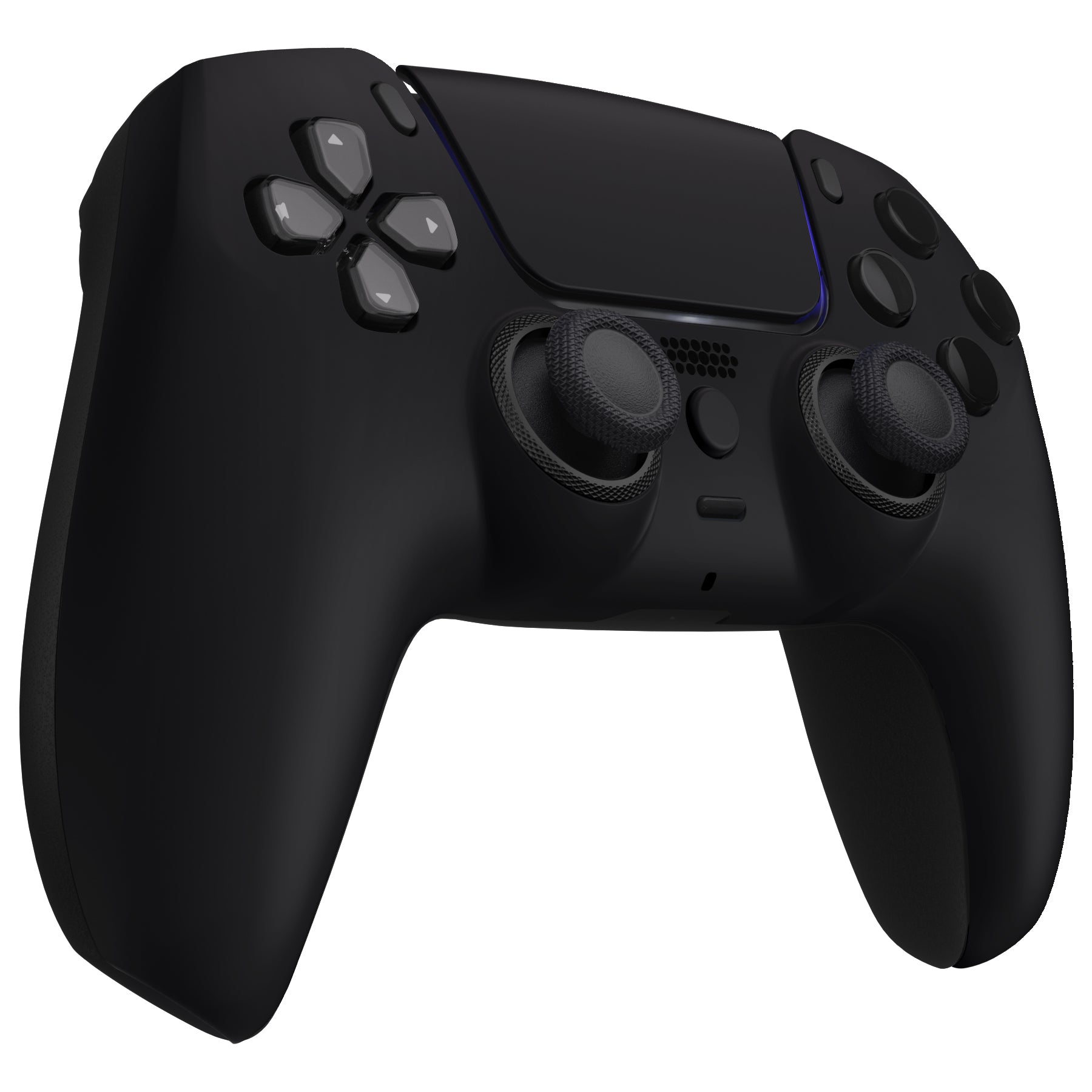 eXtremeRate LUNA Redesigned Front Shell with Touchpad for PS5 Controller BDM 010/020/030/040/050 - Black (GHPFP001) | Custom Replacement Cover for Enhanced Gaming Experience | Perfect for PS5 Controller Modding & Personalization