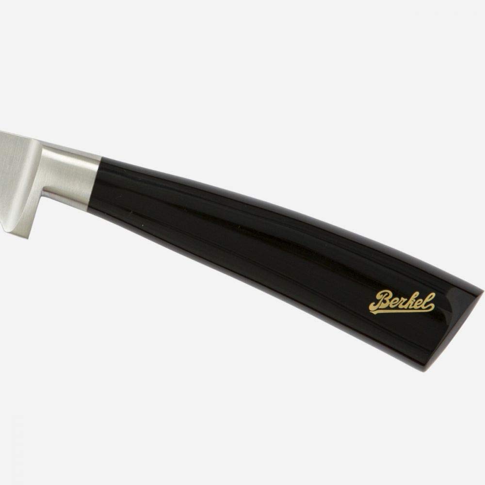 Berkel Elegance 8-Inch Black Chef Knife - Premium Kitchen Knife for Professional Chefs & Home Cooking - Perfect for Slicing, Dicing & Chopping Vegetables, Meat & More
