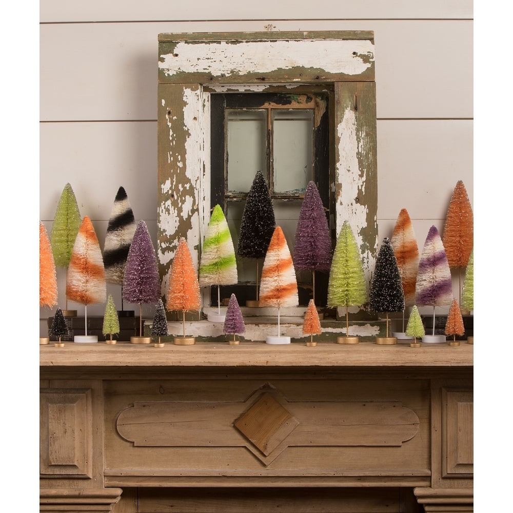Bethany Lowe Designs Back to Black Halloween Trees S3 - Spooky Decor for Halloween Party, Haunted House & Fall Home Decor