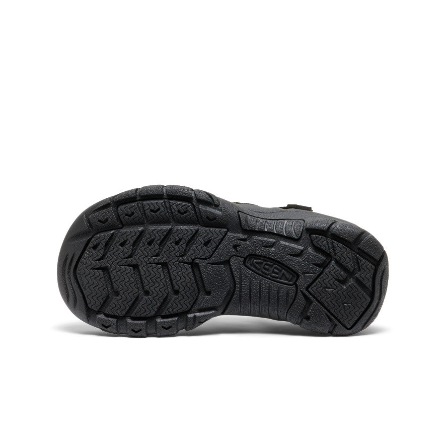 Newport H2 Kids' Sandals - Black & Lime Green | Comfortable Beach & Pool Shoes for Boys and Girls