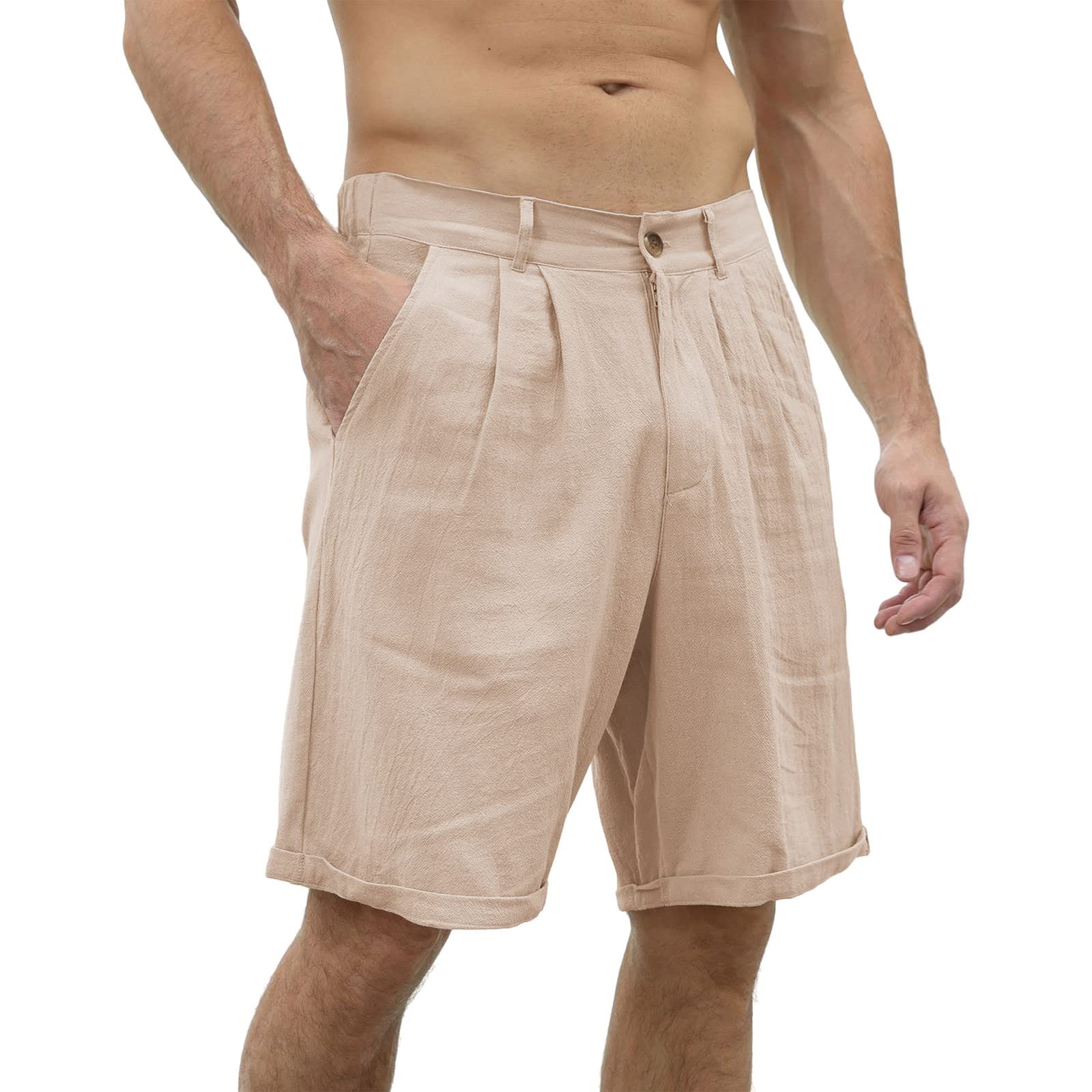 **ETHKIA Men’s Performance Shorts – Classic Fit, Quick-Dry, Solid Color – Casual & Workout Training Shorts for Men | Gym, Running, Hiking, Travel**