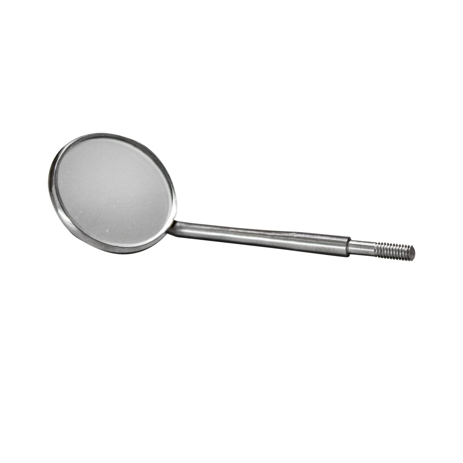 Rhodium-Coated Dental Mirrors - 12Pcs Front Surface Diagnostic Intraoral Mouth Mirrors (Size 5/24mm) - Stainless Steel Cone Socket for Dentists & Dental Clinics - Perfect for Oral Exams, Teeth Cleaning & Dental Procedures
