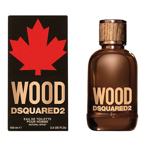 Dsquared2 Wood Pour Homme 100ml Eau de Toilette for Men - Fresh Woody Cologne for Day & Night Wear, Office & Date Nights