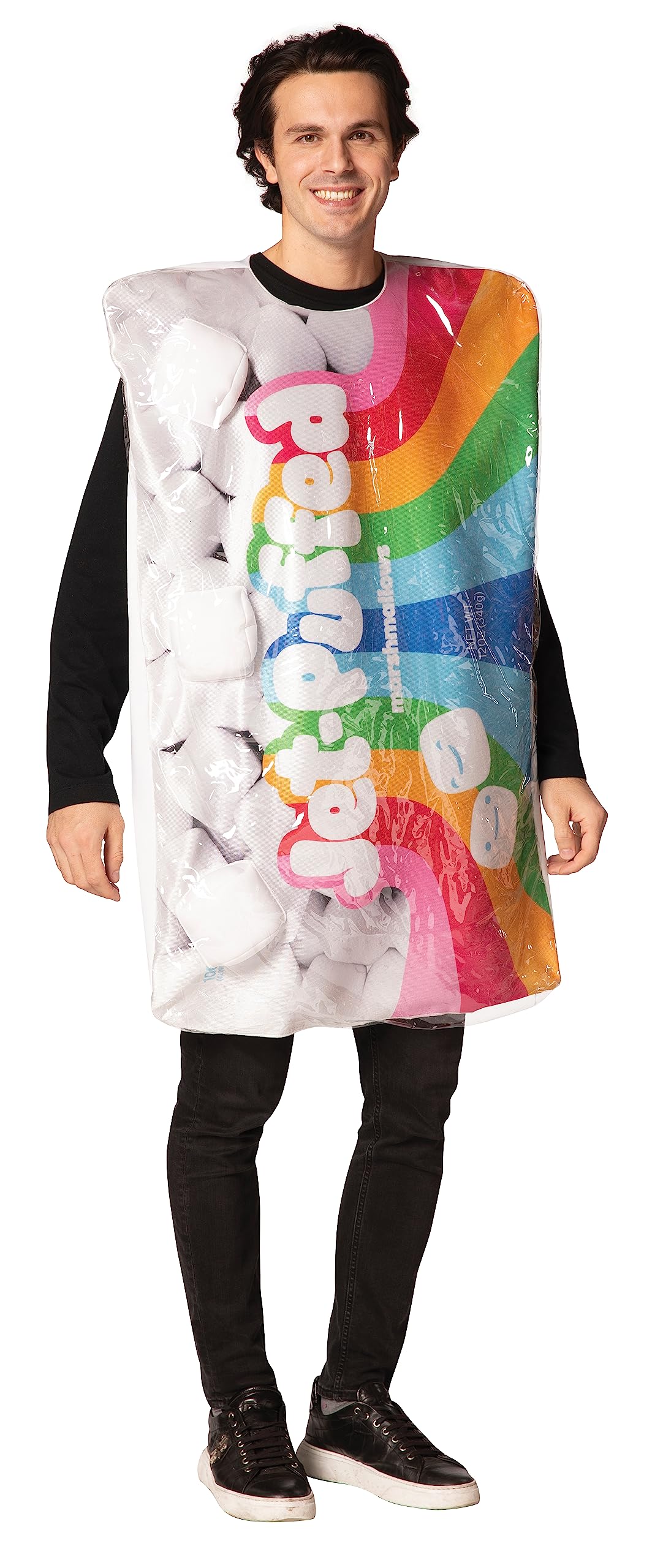 Rasta Imposta Jet Puffed Marshmallow Adult Halloween Costume - Fun Party Outfit for Cosplay & Costume Events