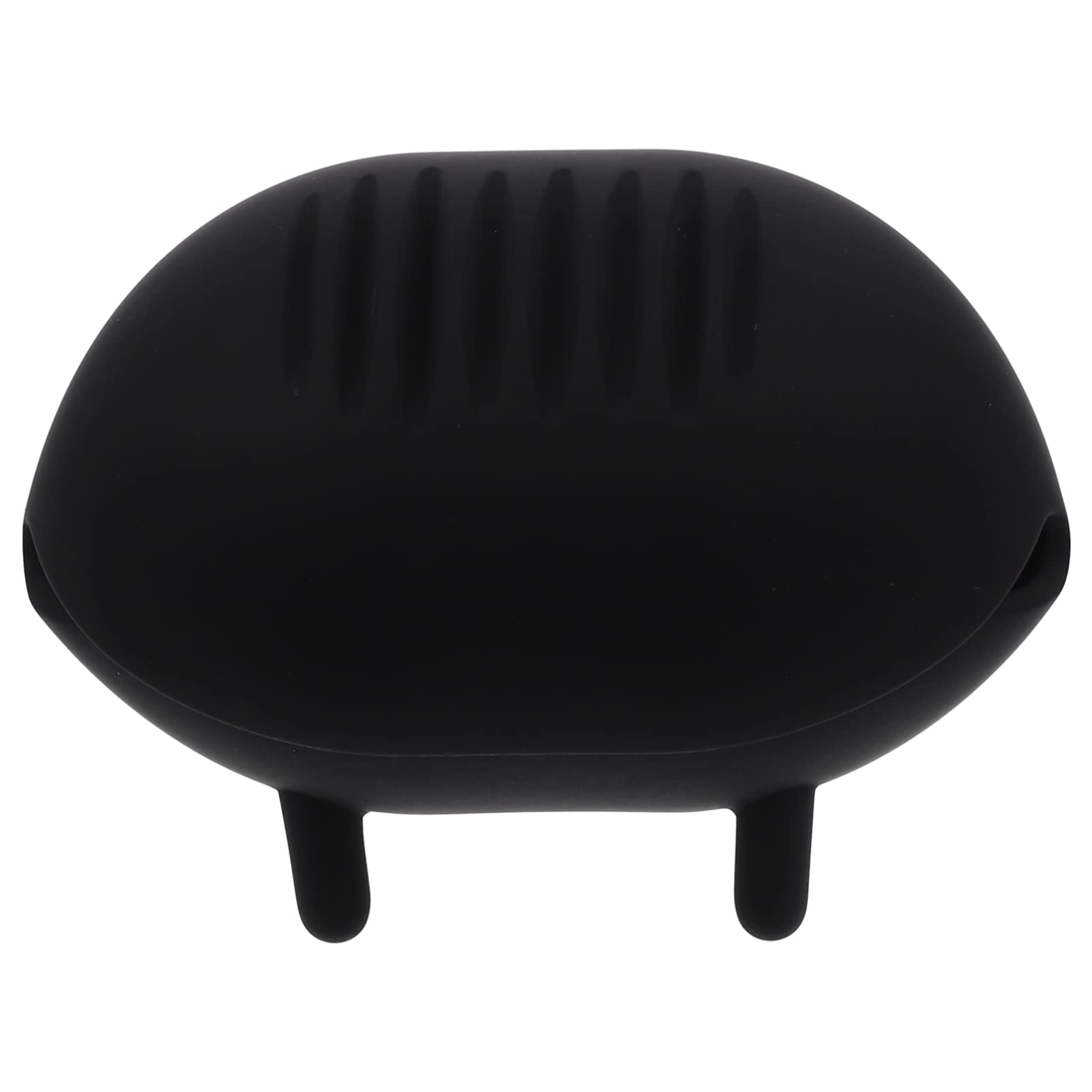 Beaupretty Silicone Makeup Sponge Holder & Travel Case - Portable Blender Storage for Powder Sponge, Beauty Blender (Black) | Perfect for Travel, Gym & On-the-Go Makeup Touchups