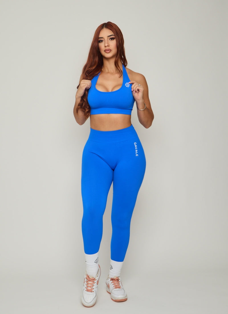 Motion Seamless Yoga Set - High Waist Leggings & Sports Bra - 4-Way Stretch Workout Outfit for Women - Perfect for Gym, Running, Pilates & Lounge Wear