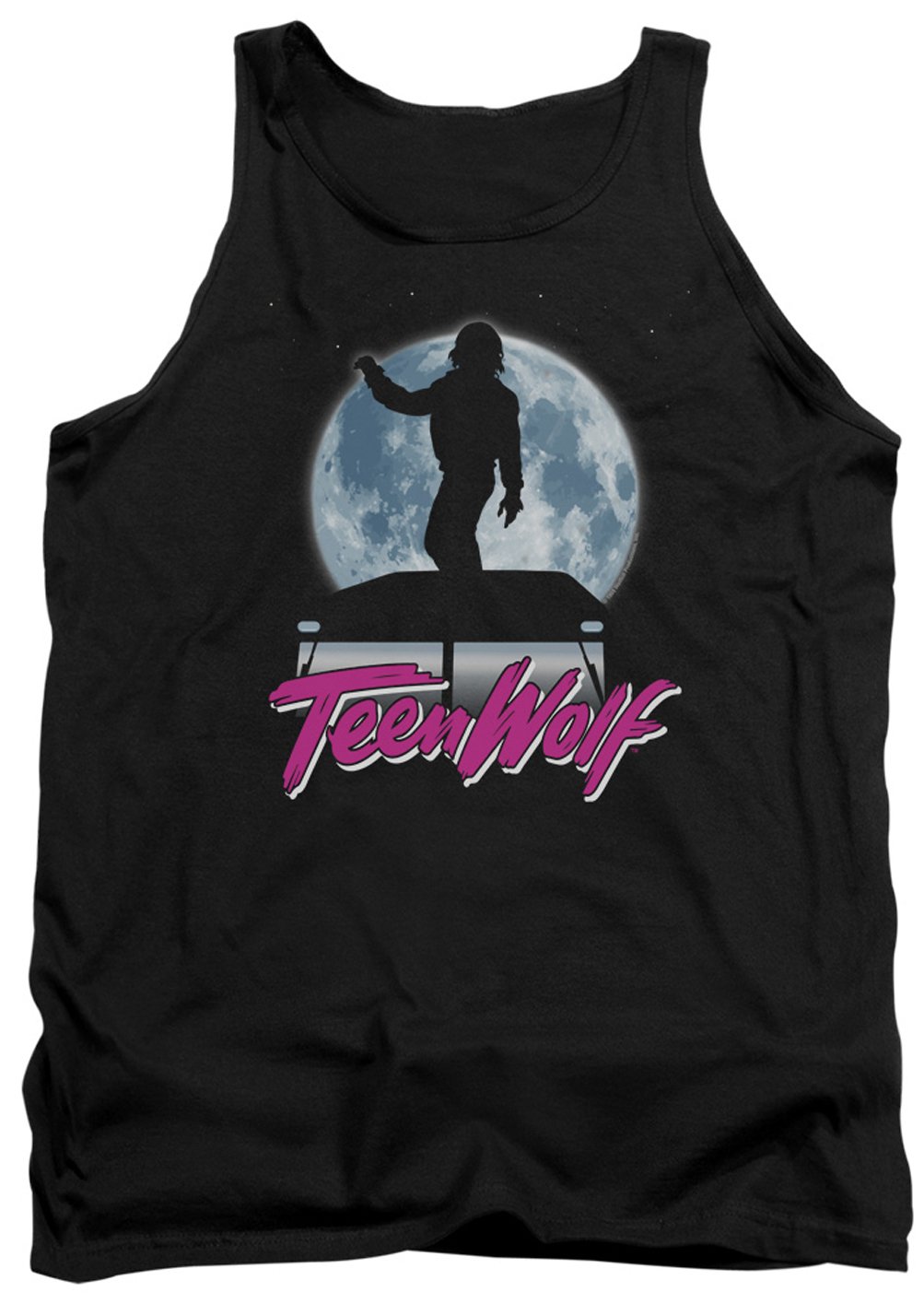 Men's Teen Wolf Graphic Tank Top - A&E Designs Silhouette Muscle Tee for Casual Wear, Gym & Summer Outfits