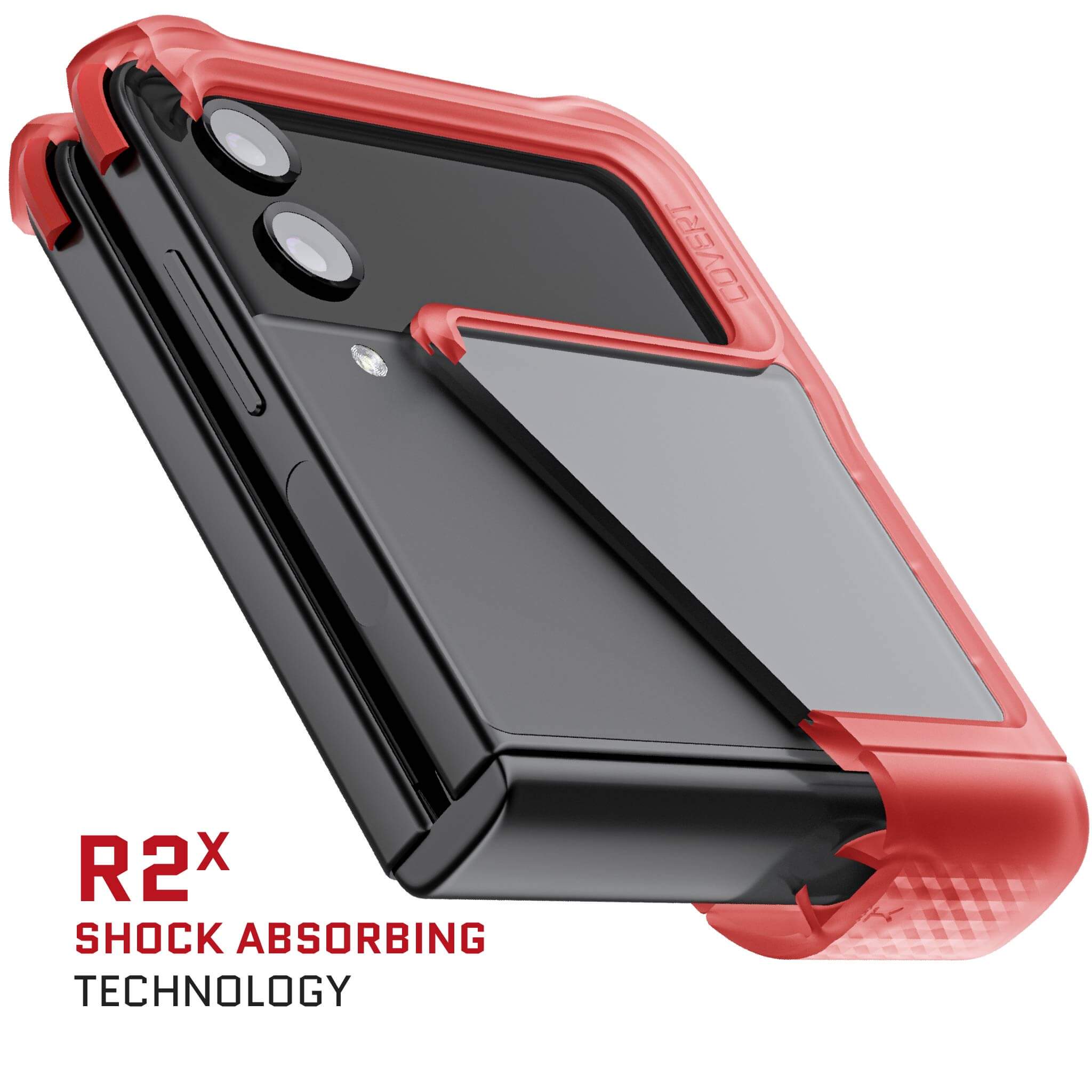 Samsung Galaxy Z Flip 4 Clear Shockproof Protective Case - Slim & Durable Cover with Military-Grade Drop Protection | Perfect for Everyday Use, Travel & Outdoor Activities