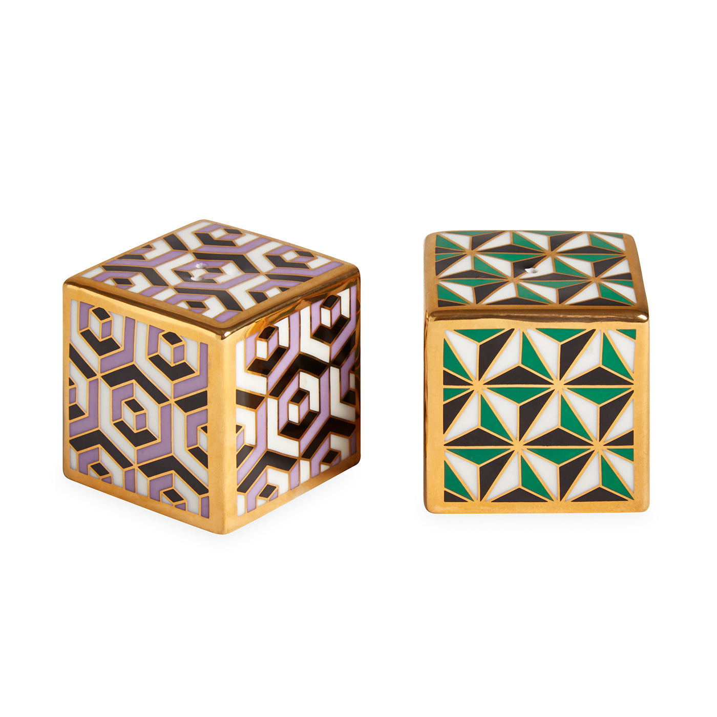 Versailles Elegant Salt and Pepper Shaker Set - Premium Ceramic Spice Grinders for Dining Table, Kitchen, and Restaurant Use