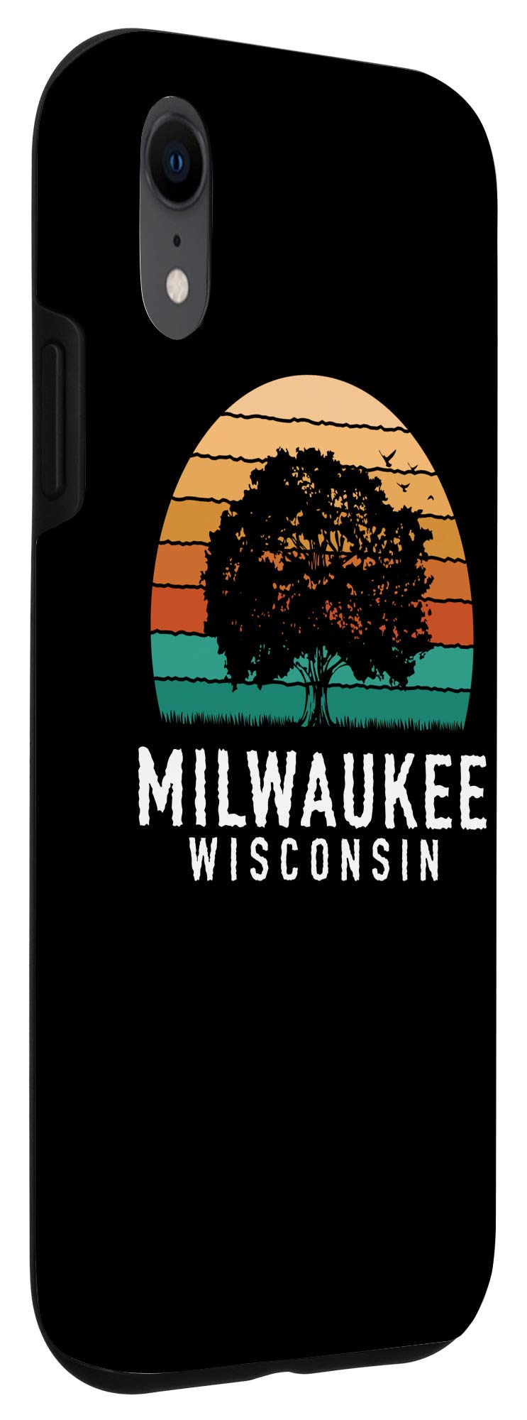 iPhone XR Case - Vintage Milwaukee Sunset Wisconsin Souvenir Design - Perfect for Travelers & Wisconsin Lovers