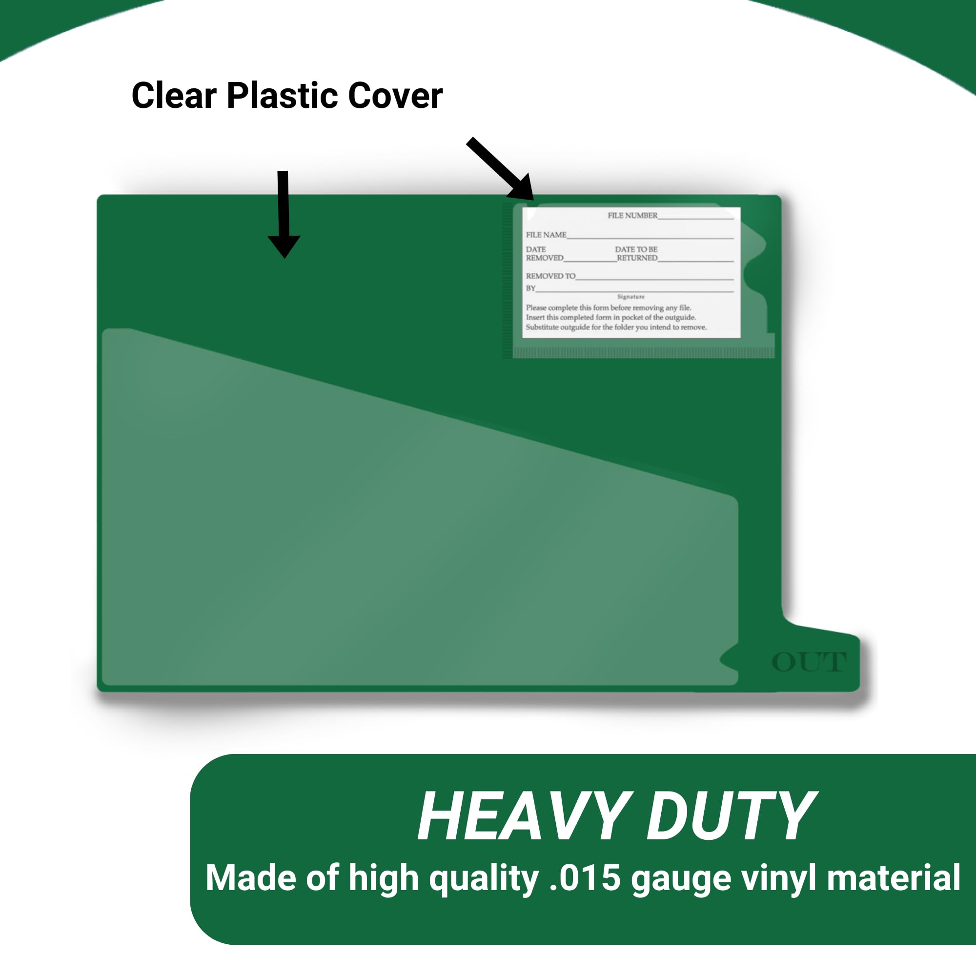 Plastic File Folders Letter Size 9