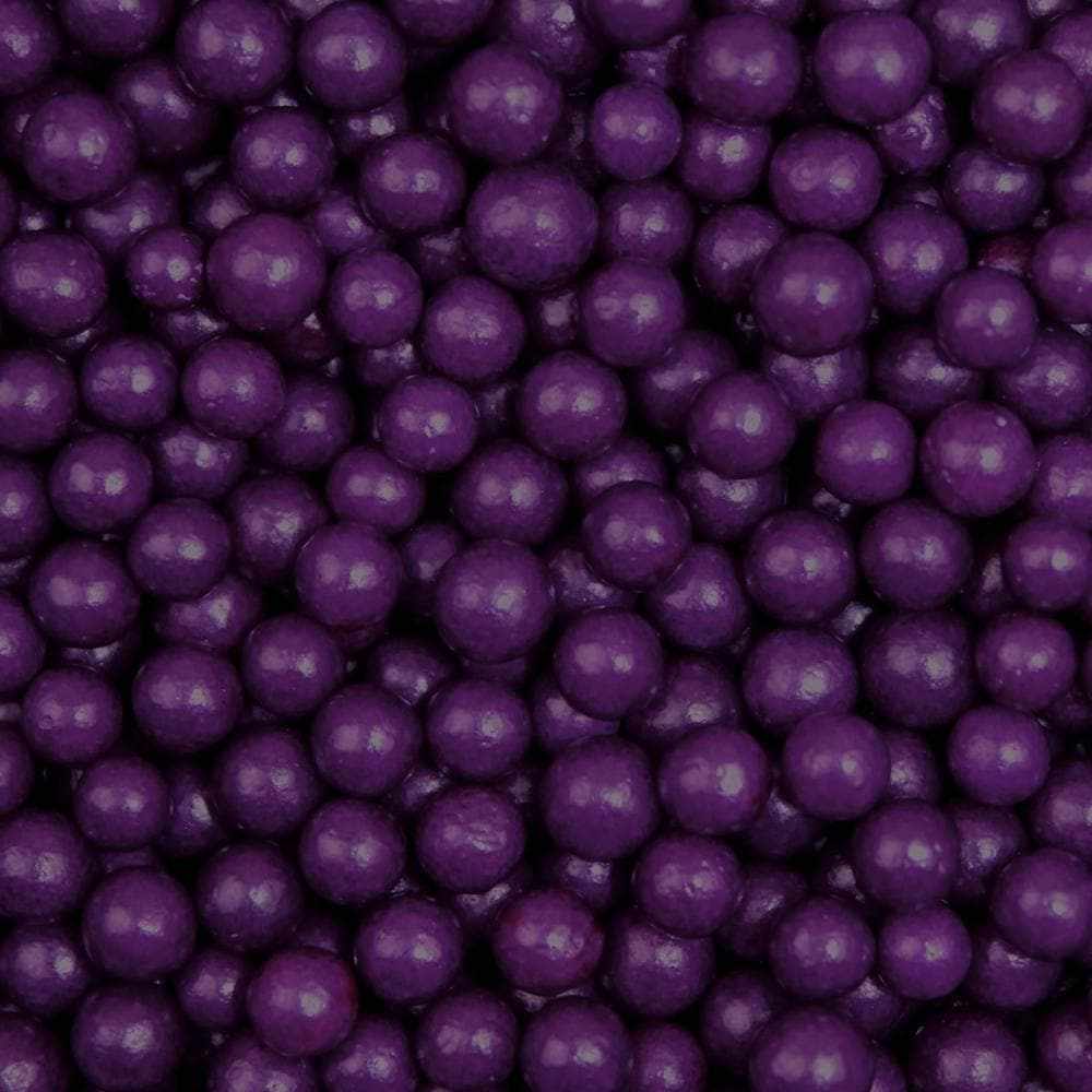 Wholesale 4mm Deep Purple Sprinkle Beads - 24 Units per Case for Cake Decorating, Jewelry Making & DIY Crafts