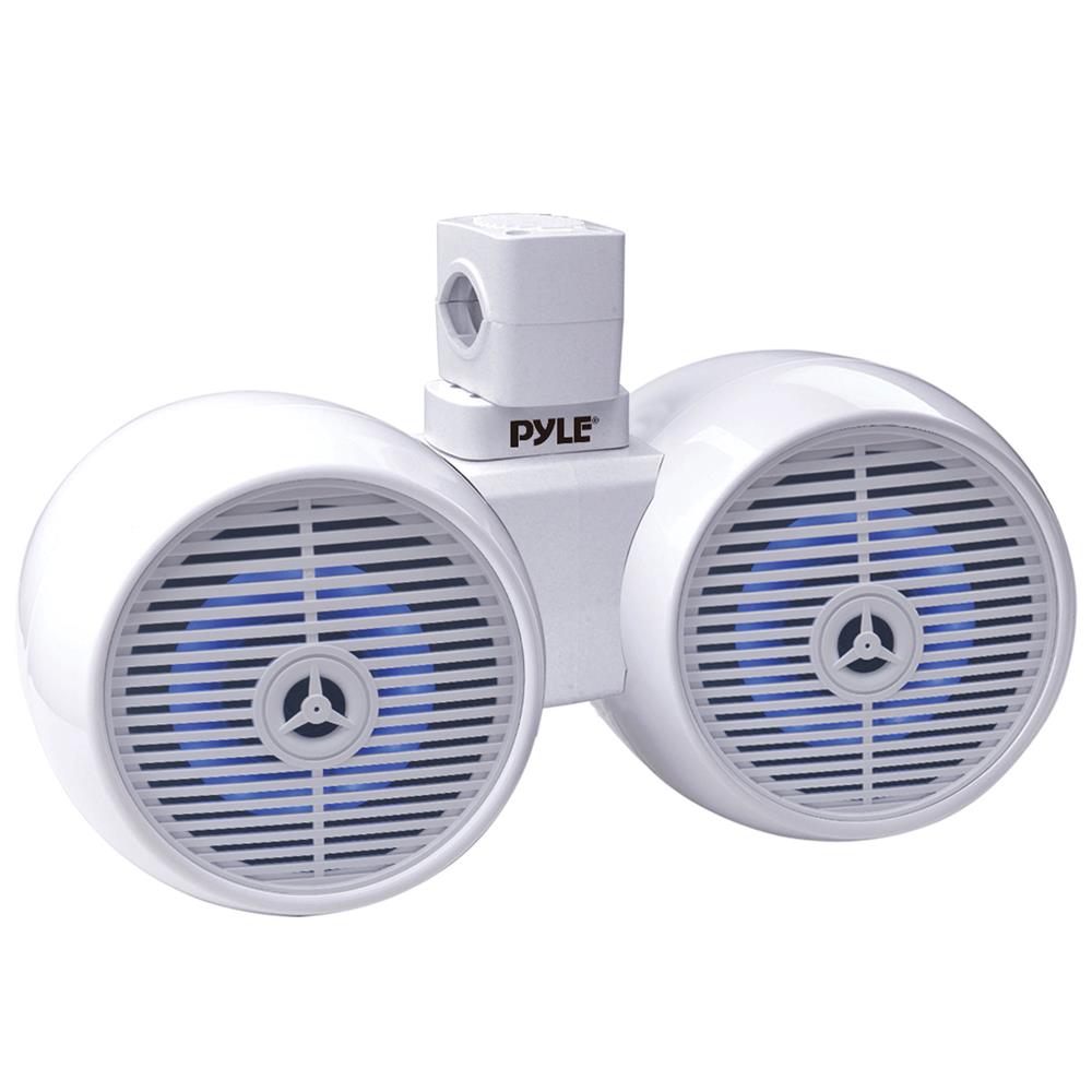 Premium Dual Marine Wakeboard Speakers - Waterproof Bluetooth Boating & Watersports Audio System for Boats, Jet Skis, Pools, and Outdoor Adventures