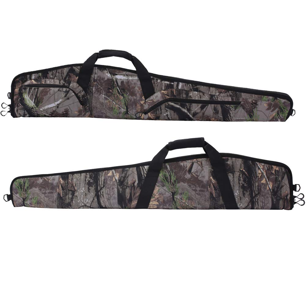 Raprance 40/44/48/52 Inch Soft Scoped Rifle Shotgun Carrying Case - Long Gun Bag with Lockable Zippers for Hunting, Shooting Range & Outdoor Sports