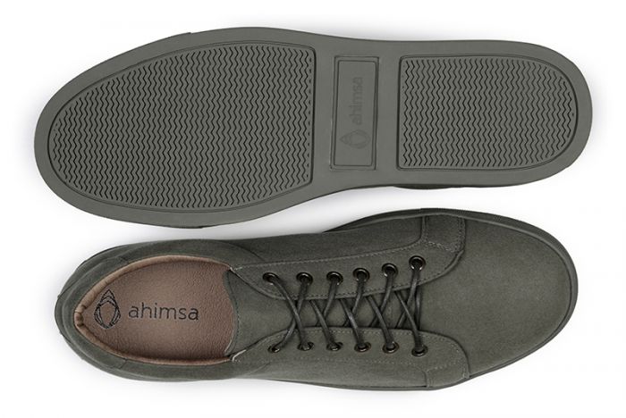 Ahimsa 772 Sneakers in Dark Olive - Vegan & Eco-Friendly Casual Shoes for Men & Women | Perfect for Walking, Running & Everyday Wear