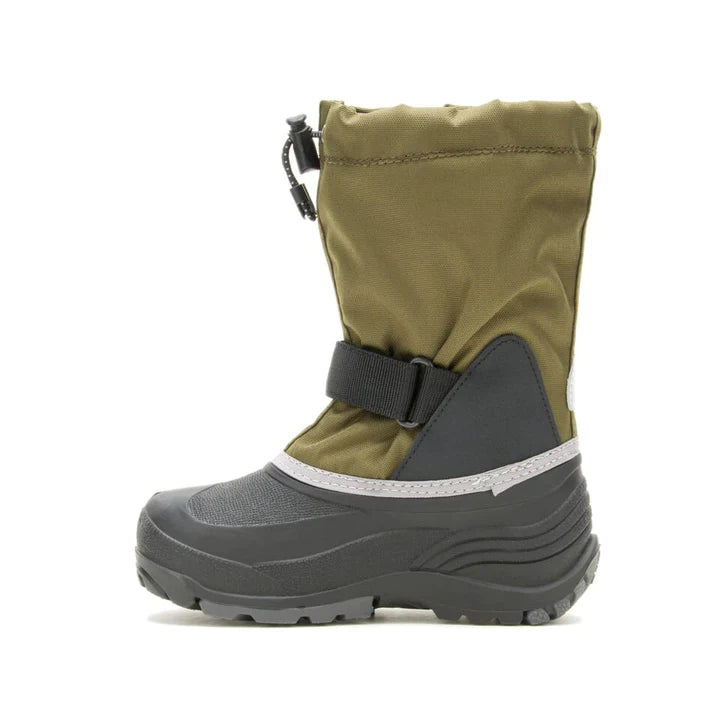 Kamik Dark Olive Waterproof Winter Boots for Women - Warm Snow Boots for Hiking, Walking & Outdoor Activities in Cold Weather