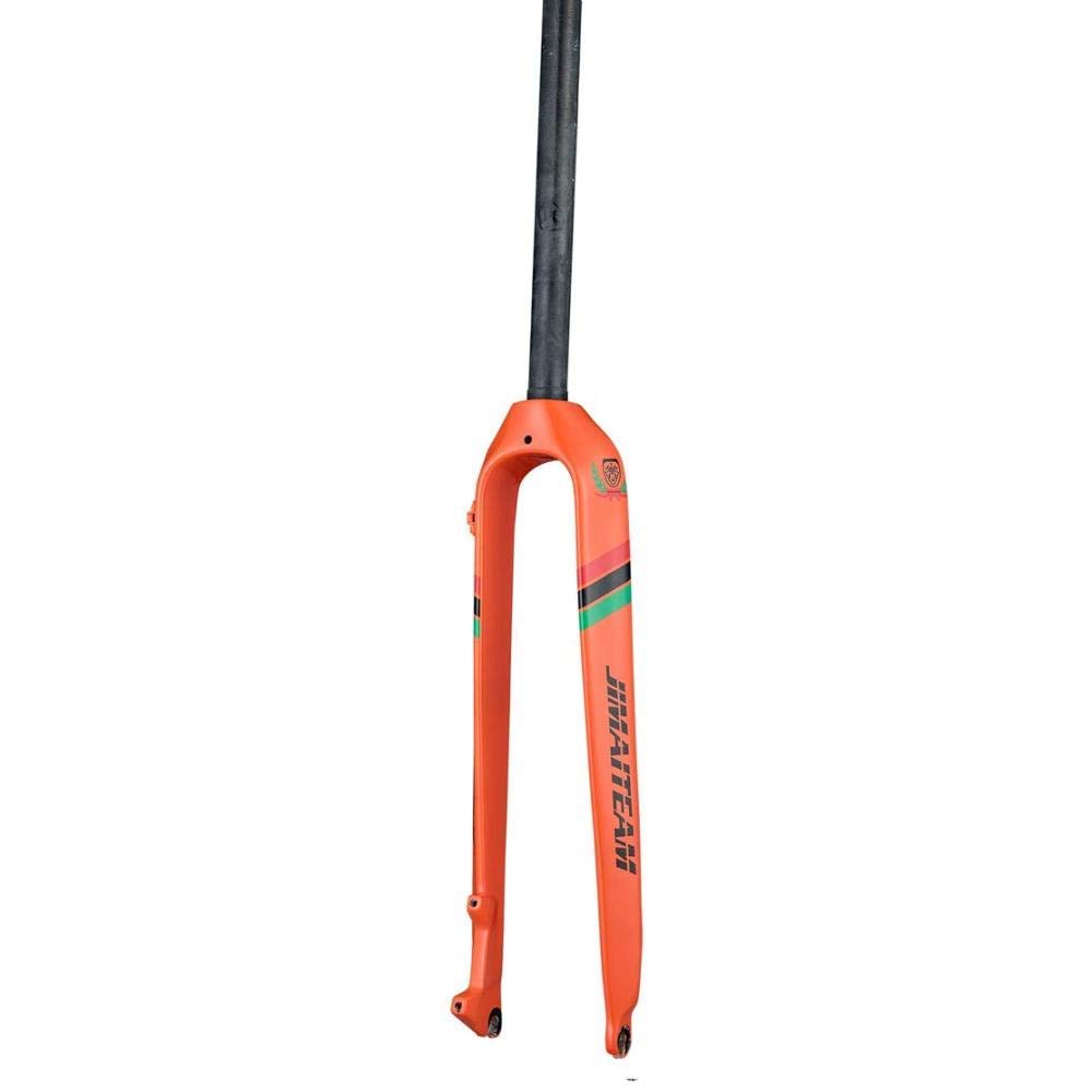 Premium SLRMKK Full Carbon Fiber Mountain Bike Suspension Fork - 29inch Straight Tube 300mm 28.6mm Rigid Disc Brake Fork for Road & MTB | Lightweight & Durable for Trail Riding, Commuting & Off-Road Adventures