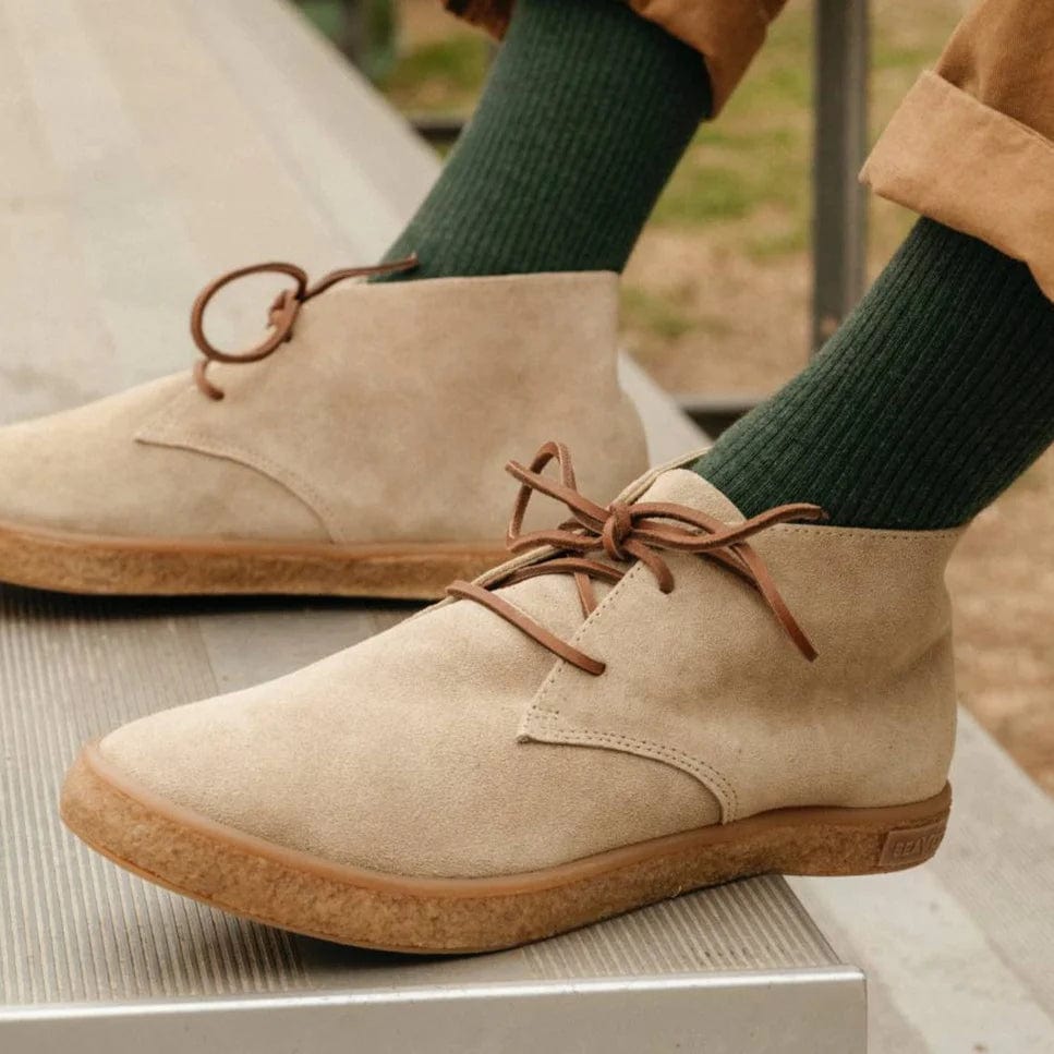 Men's Casual Sun Tans Chukka Boots - Comfortable Leather Ankle Boots for Walking & Outdoor Activities | Perfect for Hiking, Travel & Daily Wear