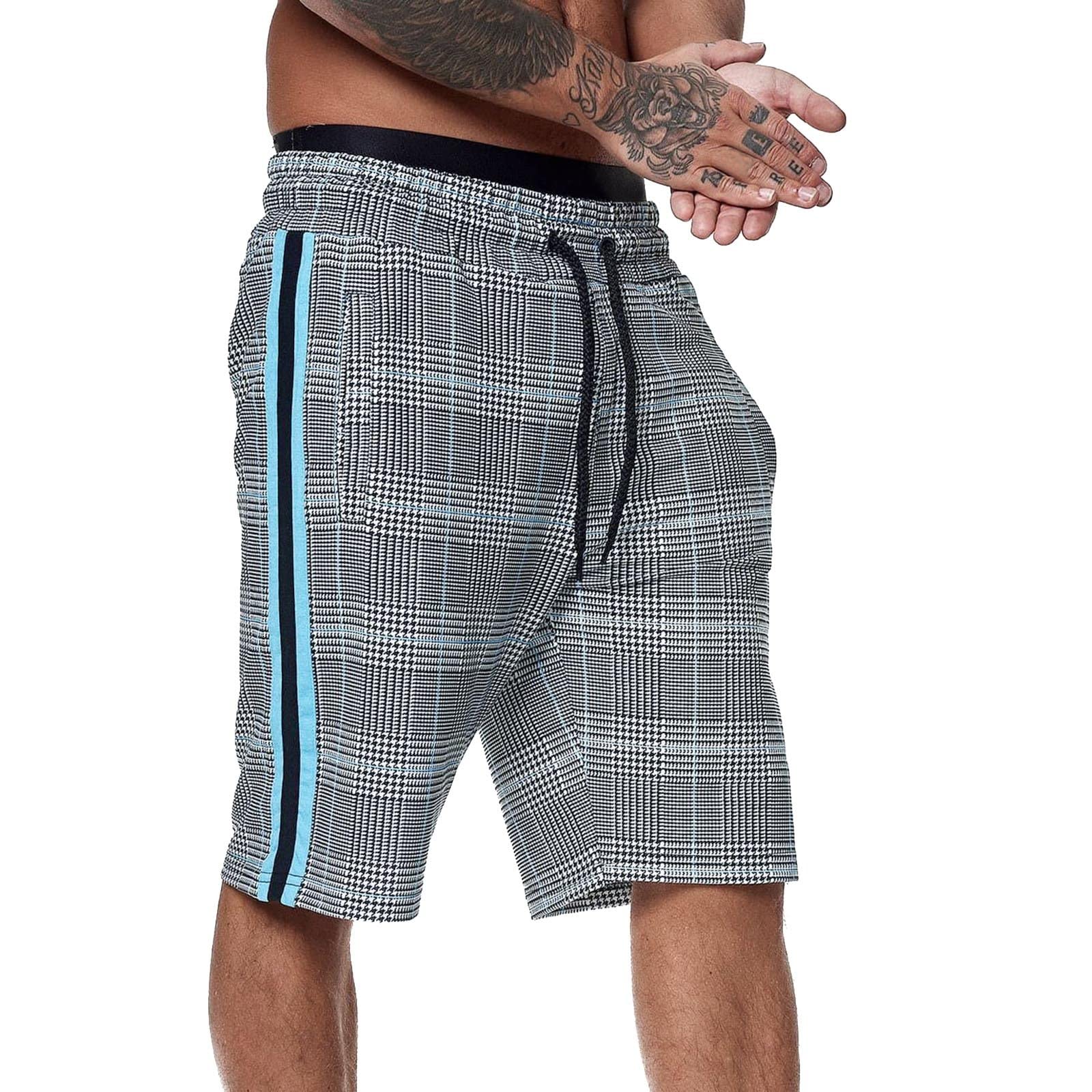 Men's Cargo Shorts - Summer Loose Casual Sports Pants with Pockets for Running & Outdoor Activities