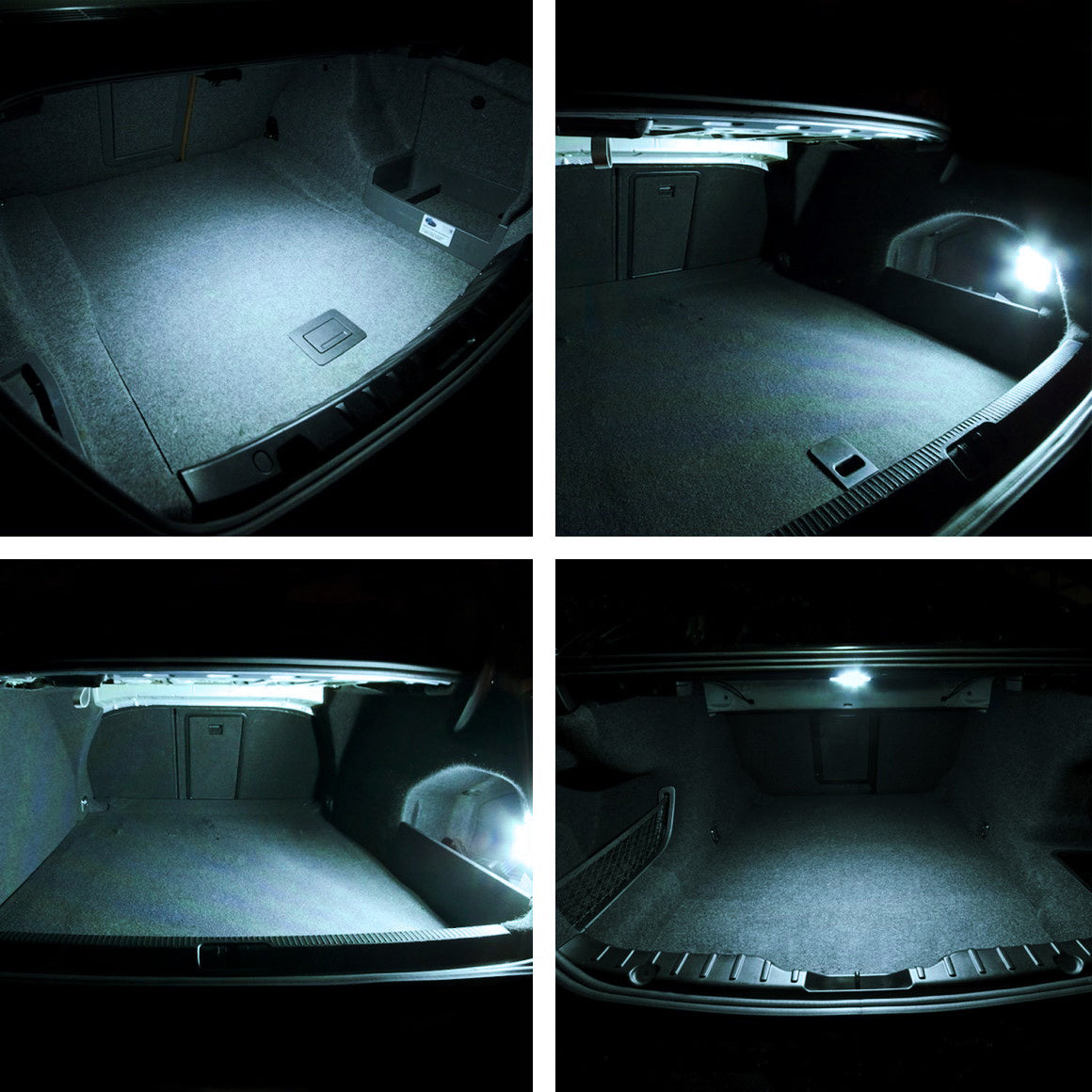 2W High Power Ice Blue LED Trunk Cargo Light Assembly for Lexus & Toyota - Bright Interior Lighting for Nighttime Loading & Organizing