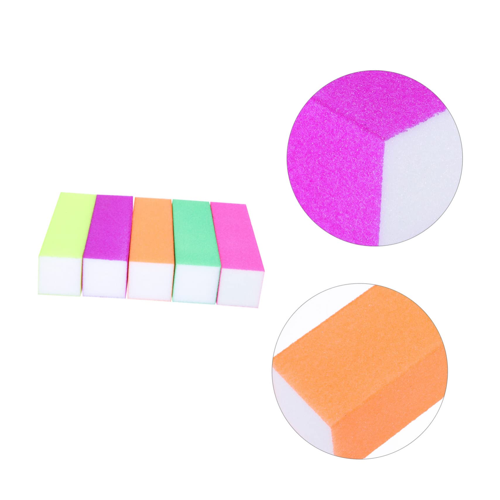 Professional Nail Files Set - High Elastic Nail Buffer Blocks for Manicures & Pedicures - Random Colors - Perfect for Salon, Home Use & DIY Nail Care