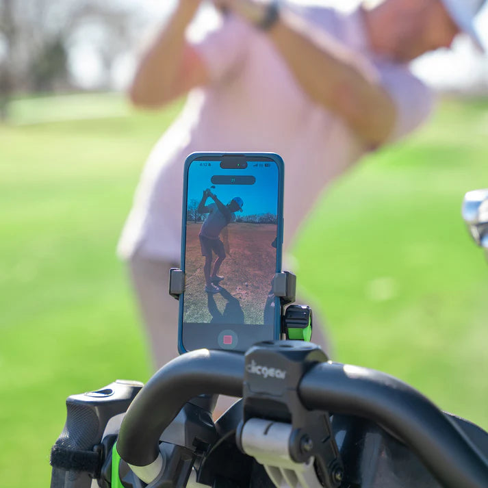 PushStack Magnetic Push Cart Phone Holder & Accessory Mount - Universal Car Dashboard Mount for iPhone, Android - Perfect for Delivery Drivers, Rideshare & Food Truck Workers