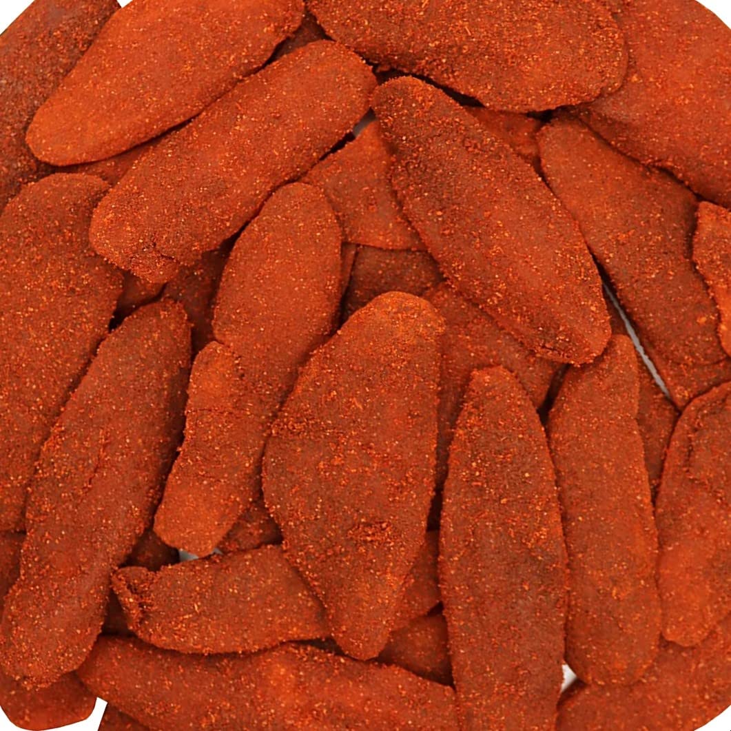 SweetGlob Dried Chili Mango Slices - Hot & Spicy Tropical Snack (2lb) - Perfect for Road Trips, Movie Nights & Healthy On-the-Go Snacking