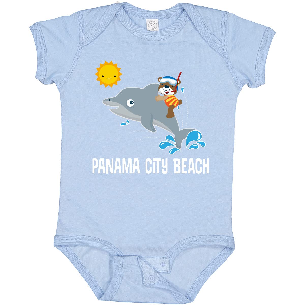 Inktastic Panama City Beach Florida Vacation Baby Bodysuit - Cute Travel Outfit for Infants & Toddlers - Perfect for Beach Trips, Family Photos & Souvenirs