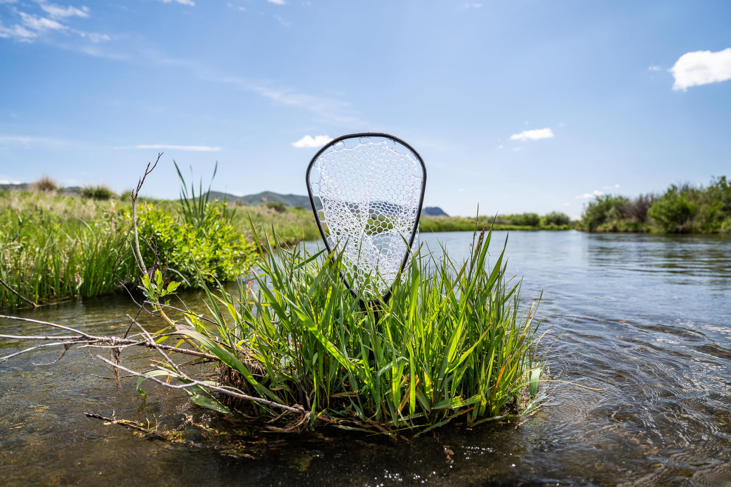 **Fishpond Nomad Canyon Fly Fishing Net - Lightweight Carbon Fiber & Fiberglass Landing Net with Rubber Mesh - Perfect for Trout, Bass, and Stream Fishing**
