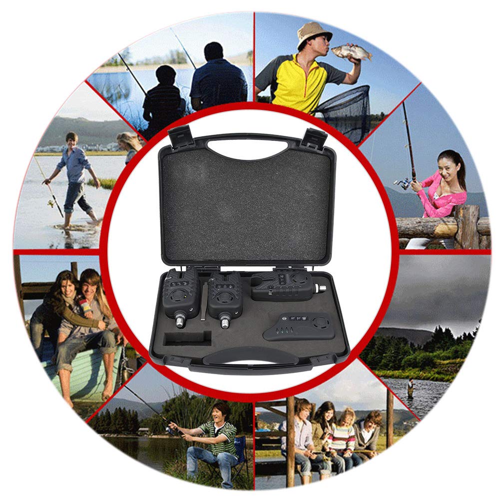 Dilwe Fishing Bite Alarm - ABS Light Fishing Alert & Strike Indicator for Carp Fishing - Perfect for Night Fishing and Bank Fishing Accessories