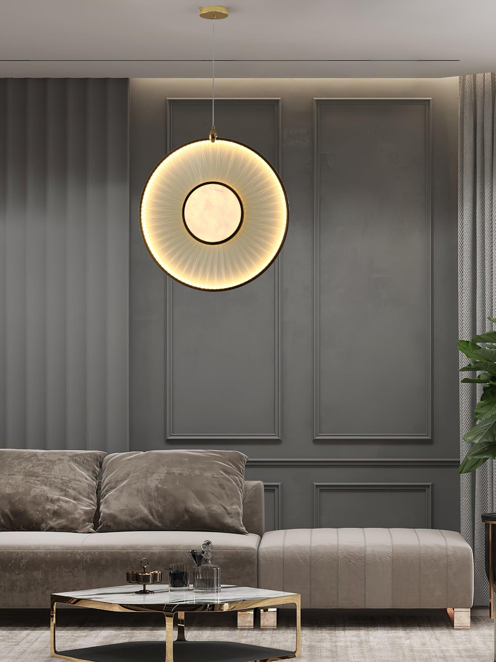 Dix Heures Modern Pendant Light - Elegant Hanging Chandelier for Dining Room, Kitchen Island & Bedroom Lighting | Energy Efficient LED Ceiling Fixture
