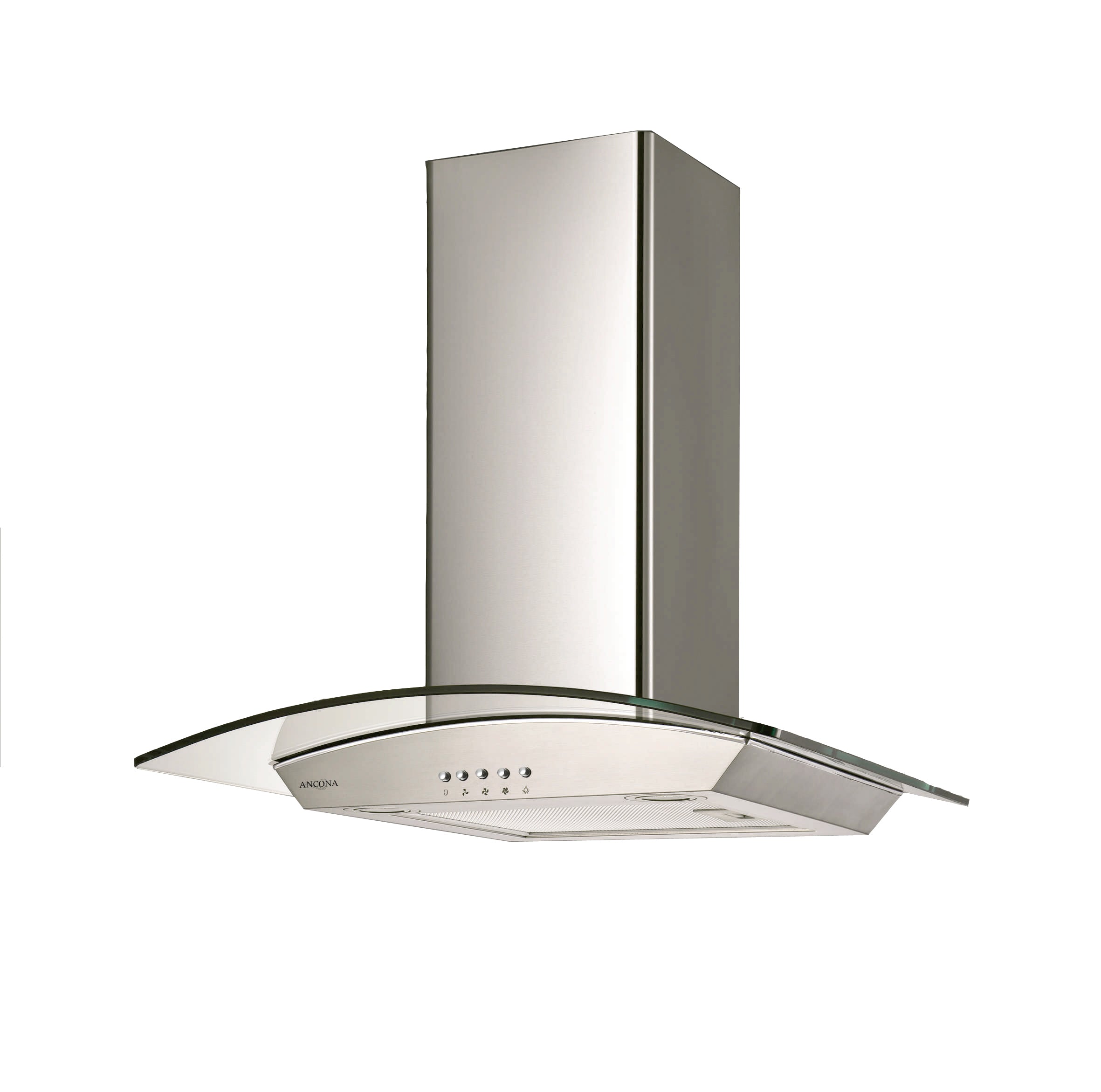 30 Inch Convertible Wall Mounted Range Hood - Stainless Steel Kitchen Vent Hood for Stove, Under Cabinet or Island Installation - Perfect for Home Cooking & Smoke Removal