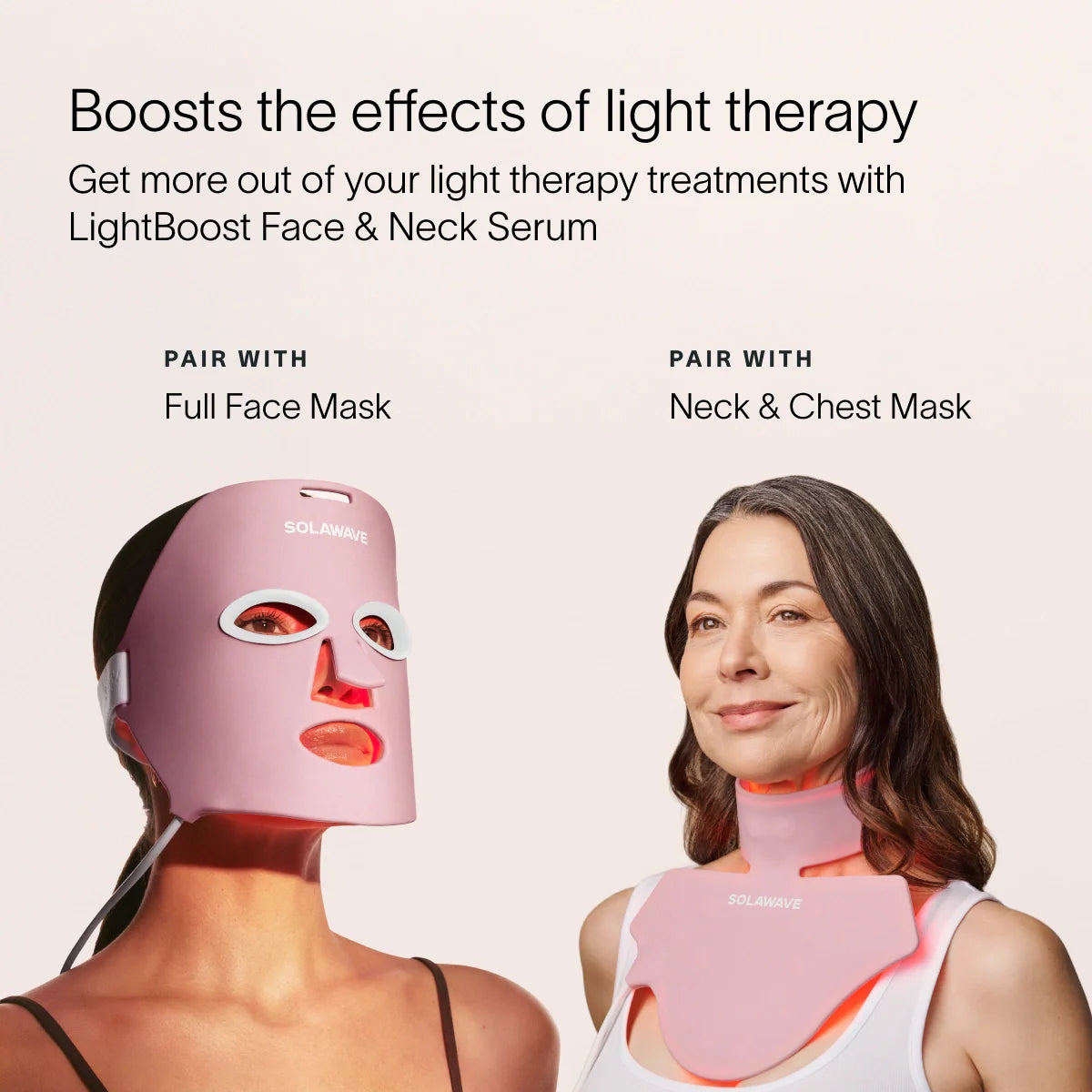 LightBoost Anti-Aging Face & Neck Serum with Hyaluronic Acid & Vitamin C - Brightening & Hydrating Skincare for Day & Night Use