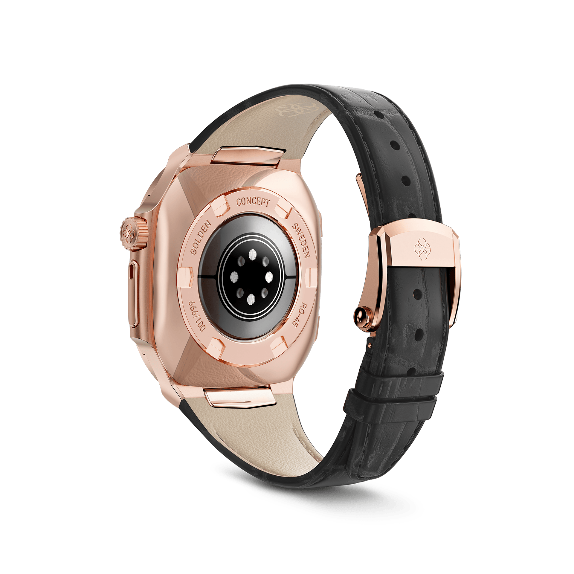 Apple Watch Case ROL45 - Rose Gold Protective Cover for Women & Men, Durable & Slim Fit for Daily Wear, Workout & Outdoor Activities