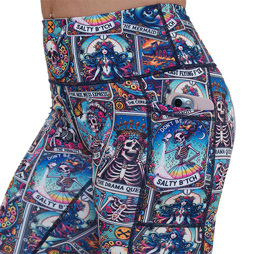 Psychic Yoga Pants for Women - High Waisted Tummy Control Leggings with Pockets - Perfect for Yoga, Workout, Running & Lounge Wear