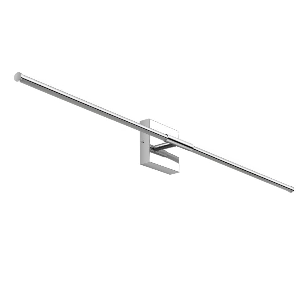 Modern Minimalist Dimmable LED Wall Sconce - 32 Inch Integrated Metal Light Fixture for Bedroom, Living Room & Hallway Lighting