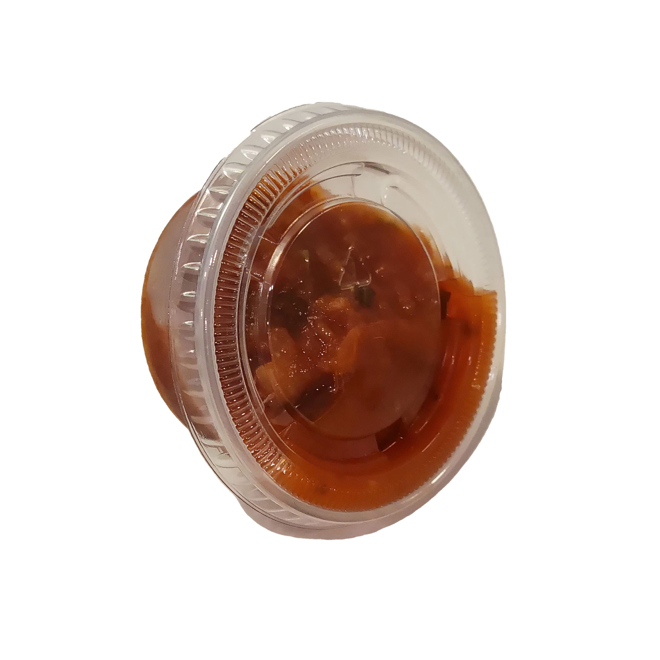 3.25 oz Clear Plastic Portion Cups with Lids - 2500 Sets of Disposable Souffle Cups for Food Storage, Meal Prep, Catering & Party Serving