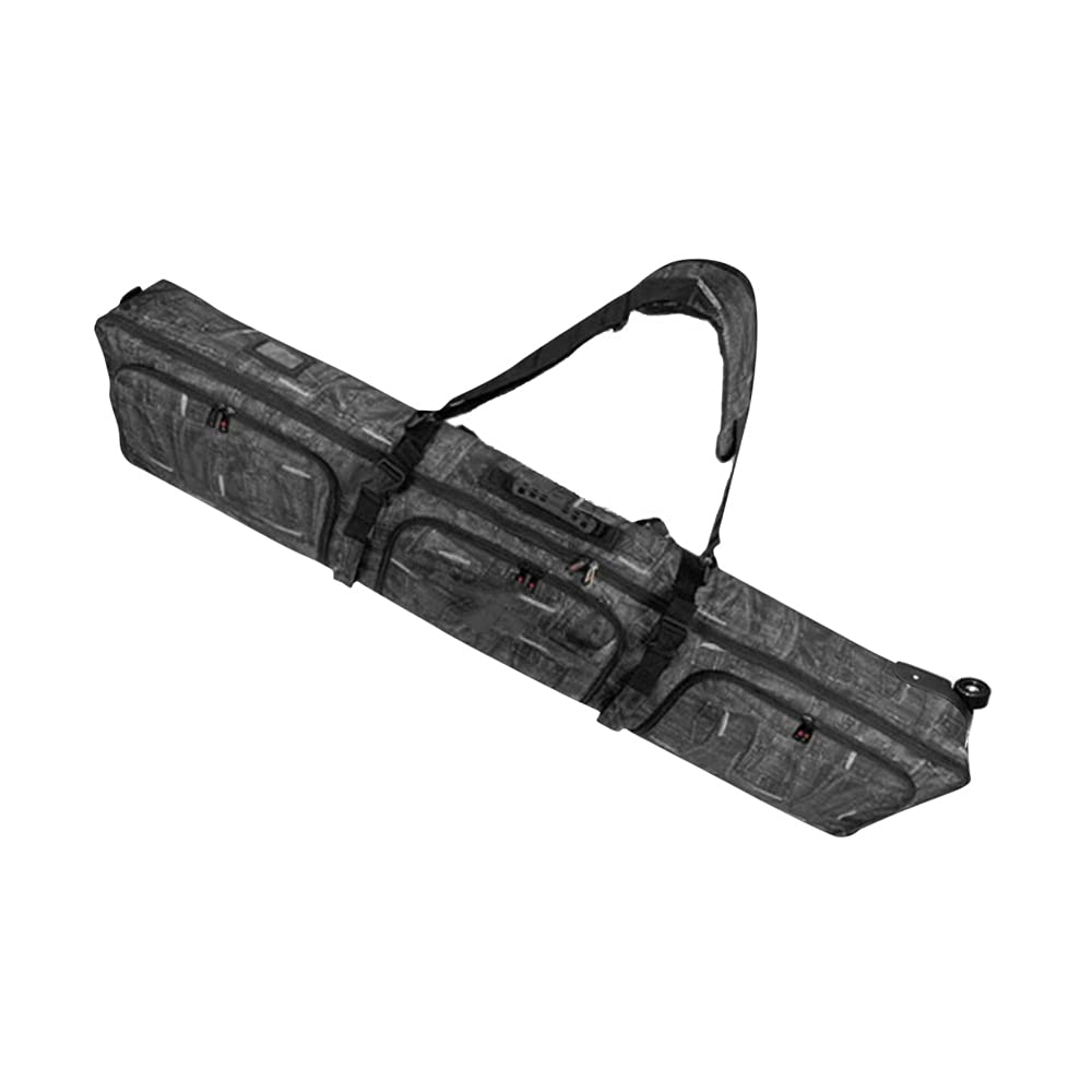 UNISTRENGH Padded Snowboard Bag with Wheels - Waterproof Travel Case for Single Snowboard, Skis & Boots - Durable Protection for Winter Sports Gear (Perfect for Air Travel & Mountain Trips)
