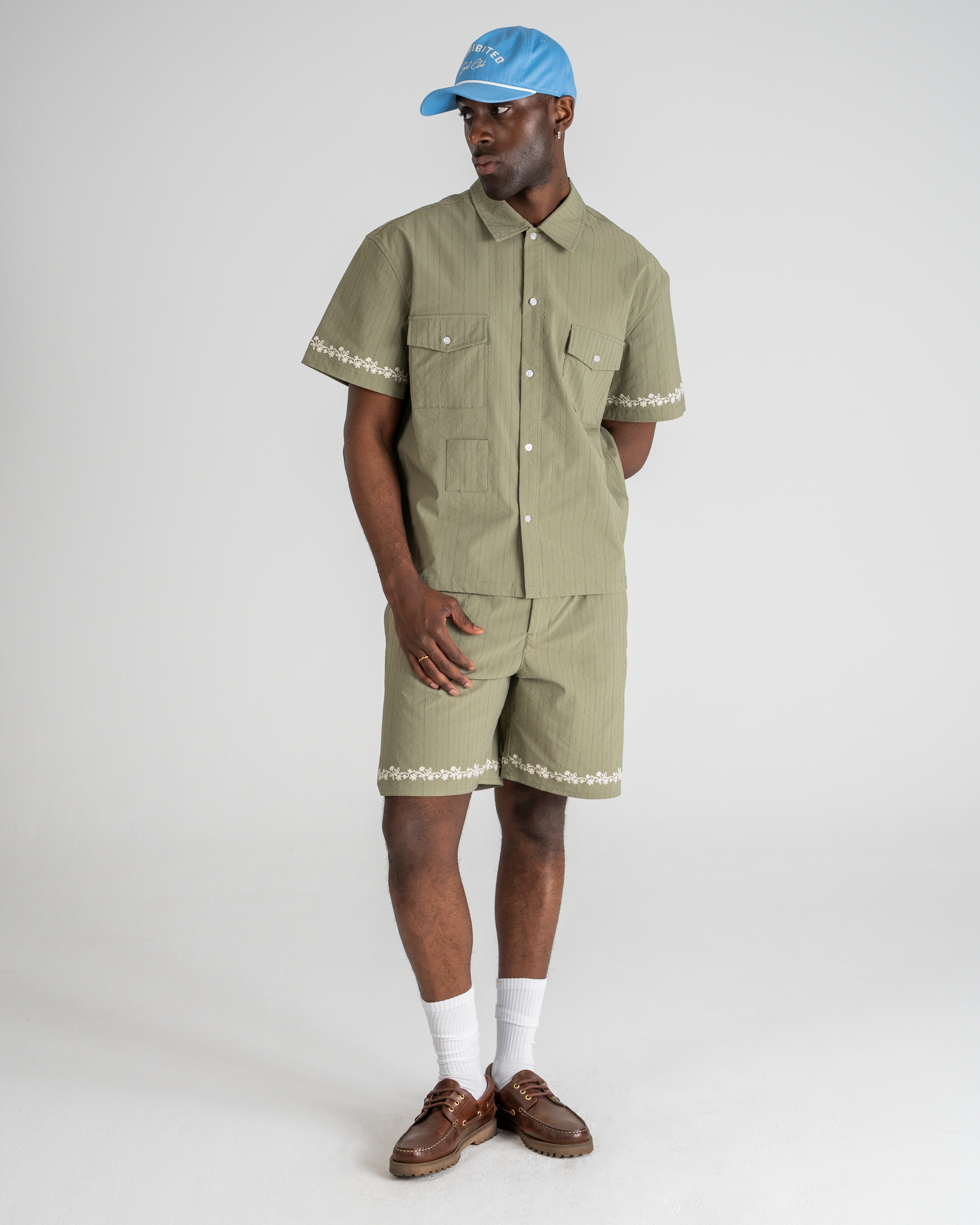 SC Western Shirt for Men - Stylish Green Cowboy Shirt with Pearl Snap Buttons | Perfect for Rodeo, Country Music Festivals & Western Fashion