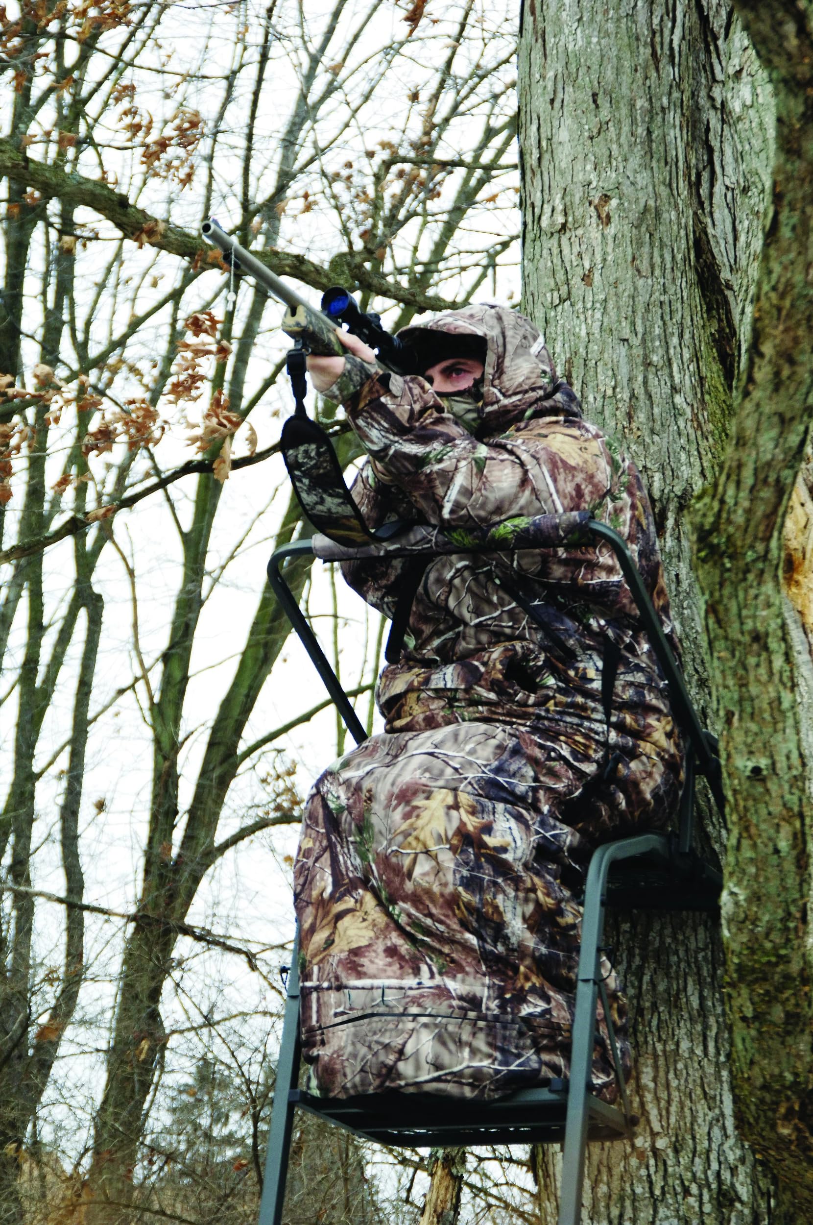 IWOM EL Hunting Suit - Waterproof Camo Hunting Jacket & Pants Set for Men - Lightweight Thermal Insulated Outdoor Gear for Deer, Duck & Turkey Hunting