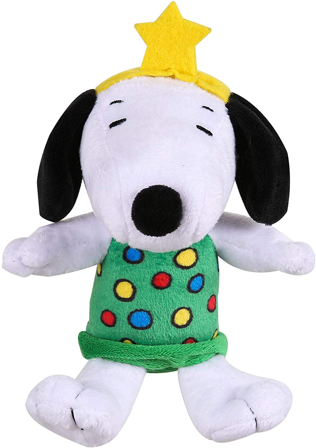 Peanuts Snoopy Holiday Plush Dog Toys - Soft & Cute Squeaky Pet Toys for Small & Large Dogs | Christmas Gift for Pets, Chew-Proof Fabric Stuffed Animal Toy for Playtime & Cuddling