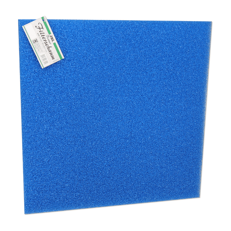 JBL Blue Foam Coarse Filter Media 50x50mm - High-Quality Aquarium Filter Sponge for Fish Tank, Pond & Sump Filtration - Perfect for Mechanical & Biological Filtration in Freshwater & Saltwater Systems