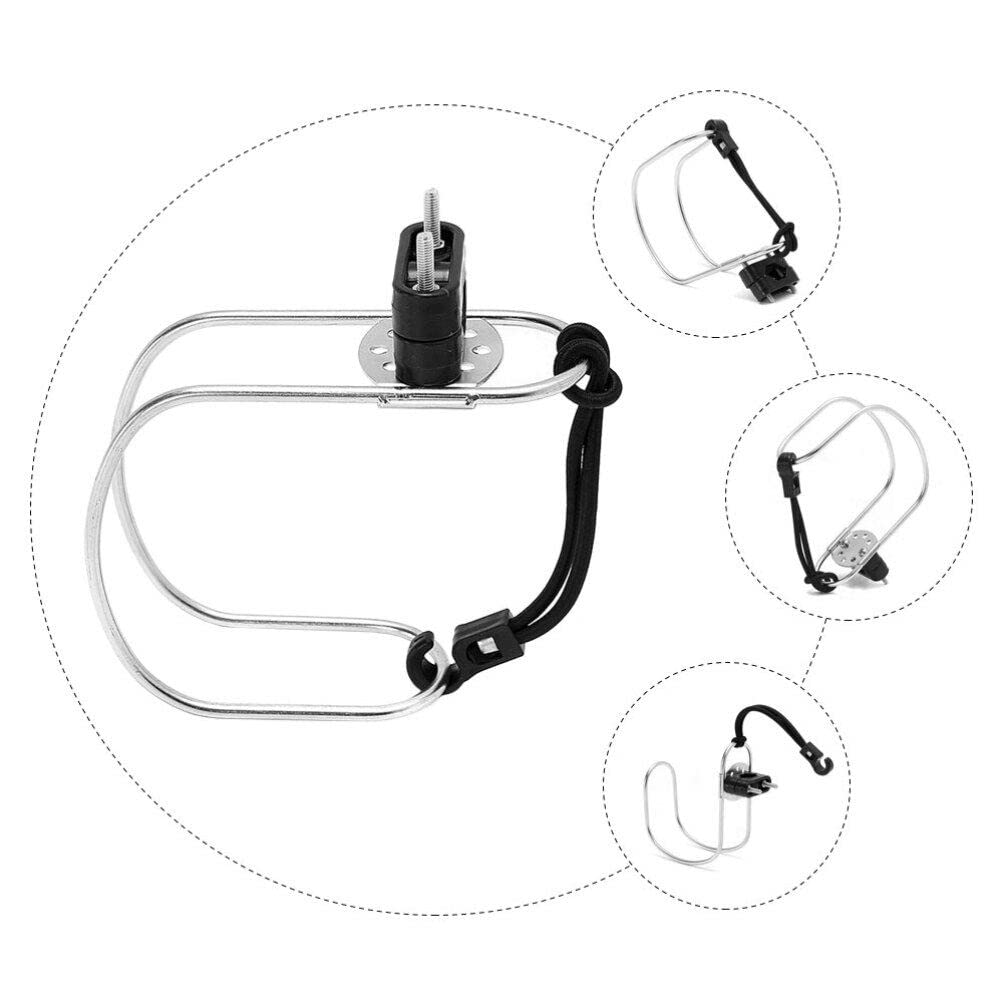 Stainless Steel Lifebuoy Holder Bracket - Heavy Duty Boat & Yacht Life Ring Mount for Marine Safety - Perfect for Deck, Dock, and Watercraft Emergency Use