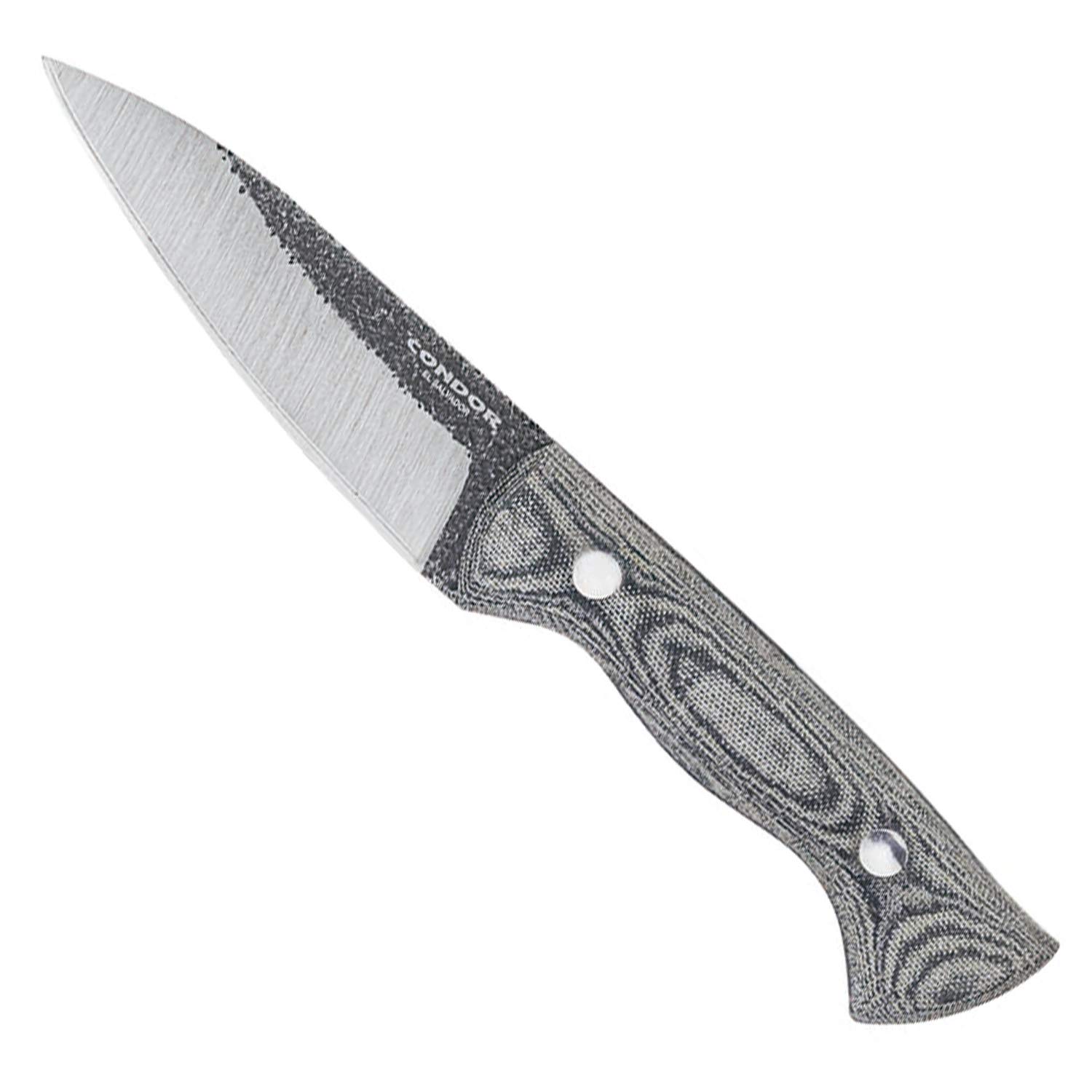 Condor Tool & Knife CTK3956425HC Bush Slicer Sidekick - High Carbon Steel Survival Knife for Outdoor Camping, Hunting & Bushcraft | Perfect for Wilderness Adventures & Tactical Use