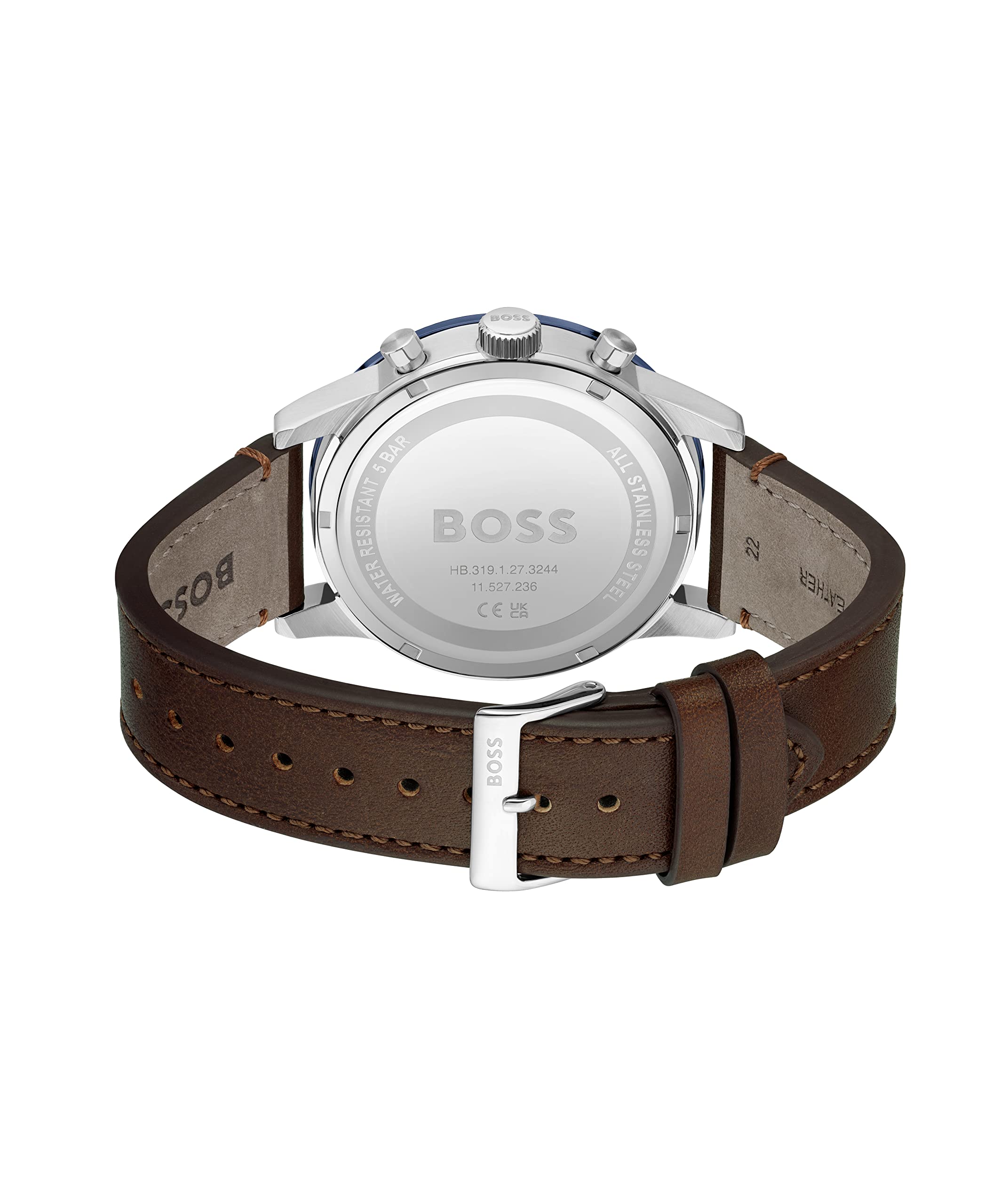 BOSS Allure Men's Quartz Chronograph Stainless Steel Watch - Water Resistant 100M - Luxury Dress Watch for Business, Formal Events & Everyday Wear