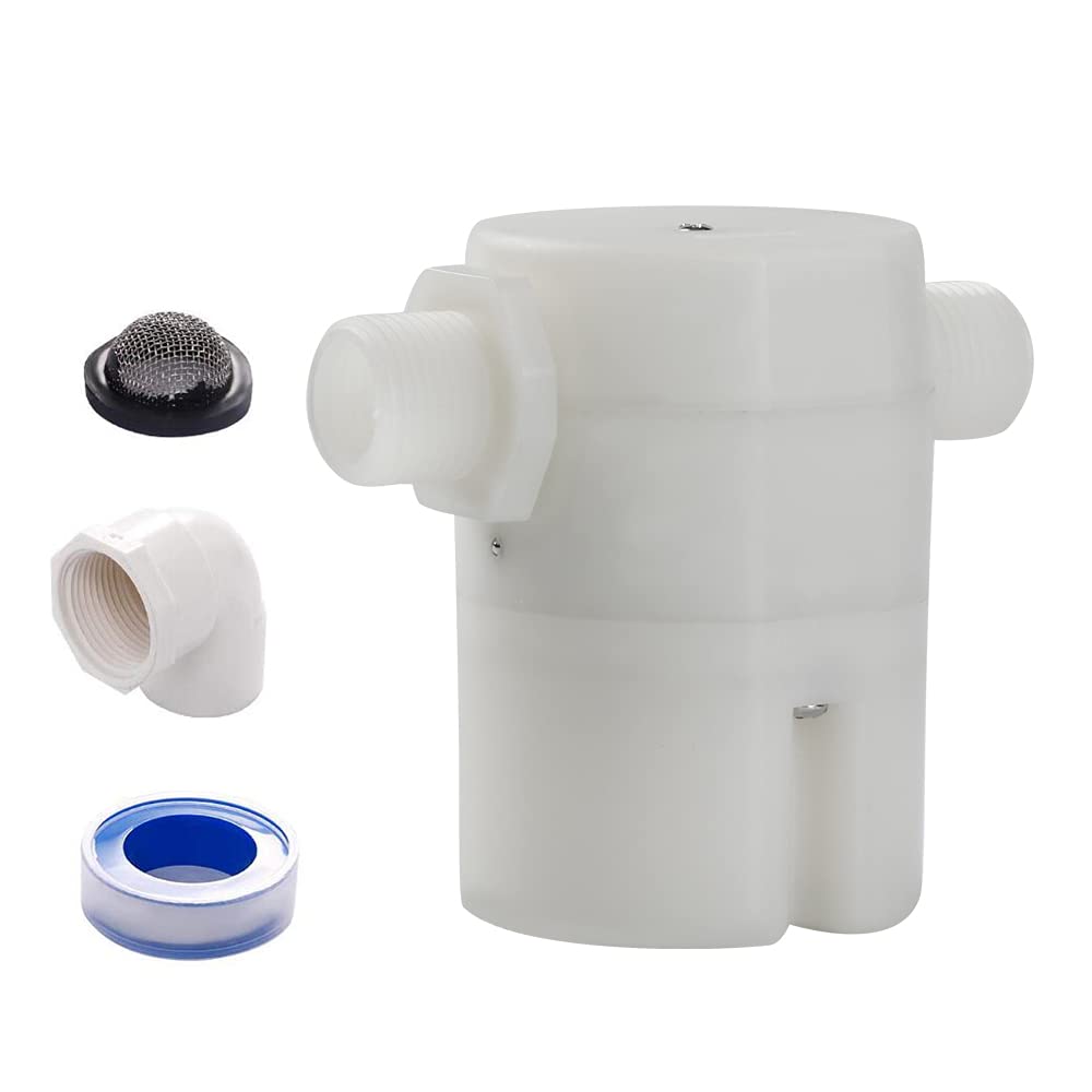 Awen 1/2 Inch Float Valve - Upgraded Water Level Control Box for Swimming Pools, Livestock Tanks & Aquariums | Automatic Water Shut Off Device for Home, Farm & Garden Use