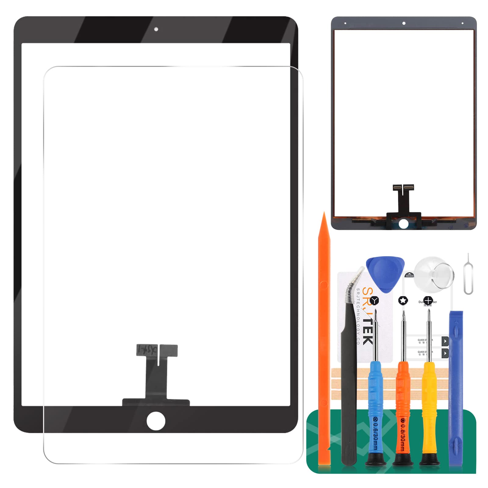 Original Title: Touch Screen Repair Kit for iPad Air 3 2019 A2153 A2123 A2152, for iPad Pro 10.5 (2017) Digitizer A1701 A1709 (Black)   Optimized Title: **iPad Air 3 (2019) & iPad Pro 10.5 (2017) Touch Screen Digitizer Replacement Kit – Compatible with Models A2153, A2123, A2152, A1701, A1709 – DIY Repair Kit (Black) – Perfect for Cracked or Unresponsive Screen Fix**