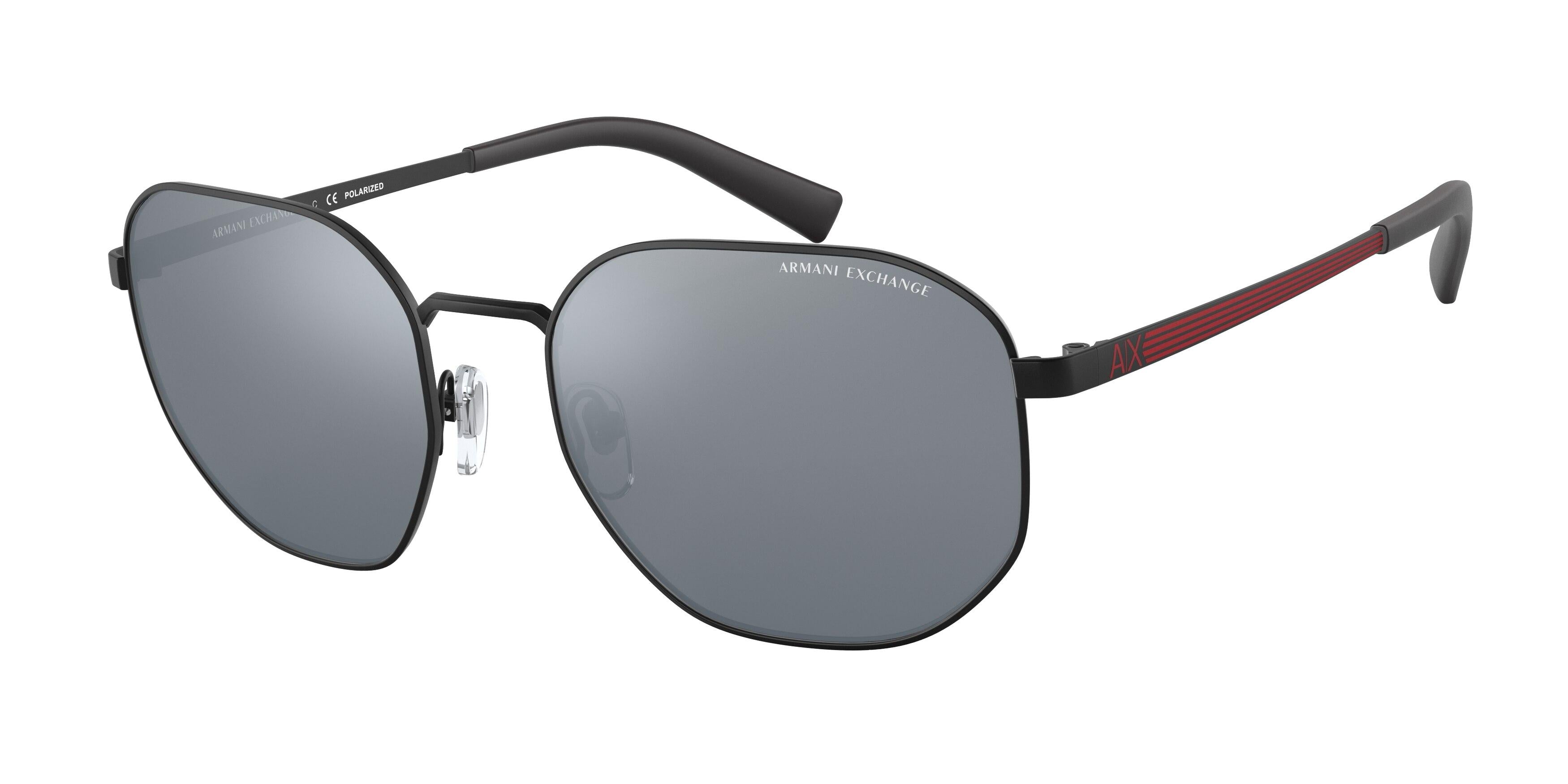 Armani Exchange 2036S Polarized Sunglasses for Men & Women - UV Protection Aviator Style - Perfect for Driving, Beach & Outdoor Activities