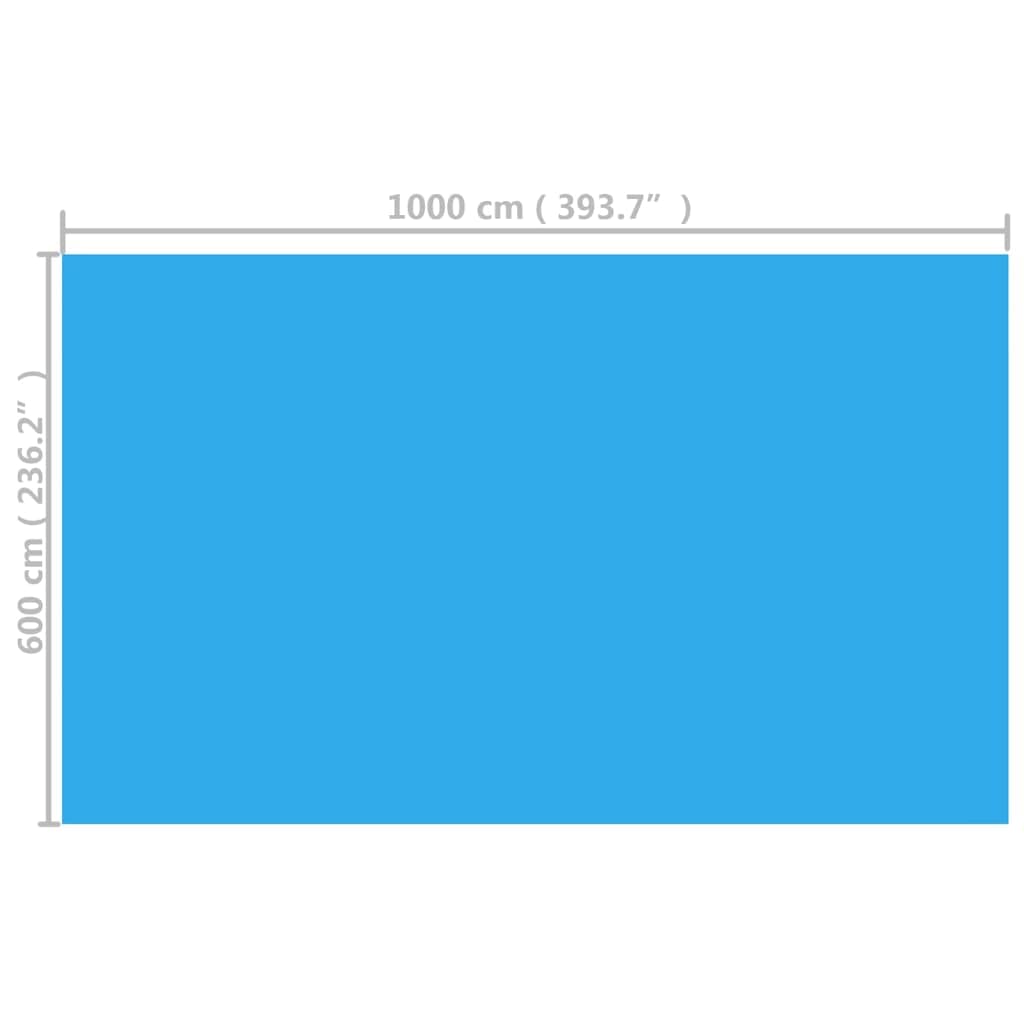 vidaXL Rectangular Above-Ground Swimming Pool Cover - 393.7