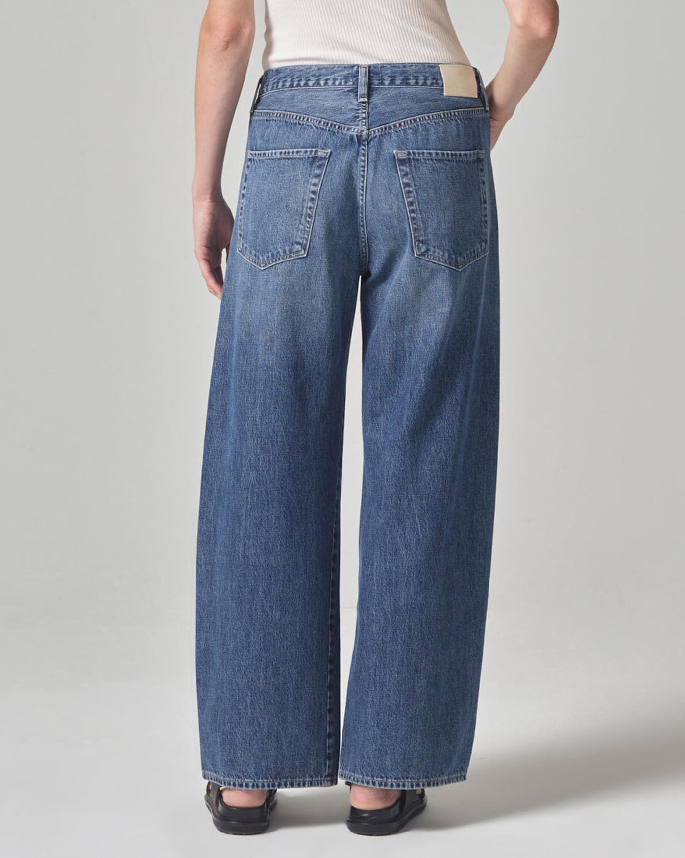 SCOFEEL Women's High Waist Wide Leg Baggy Jeans - Stretchy Boyfriend Denim Pants with Adjustable Drawstring for Casual Wear | Perfect for Everyday Outfits, Street Style & Relaxed Looks